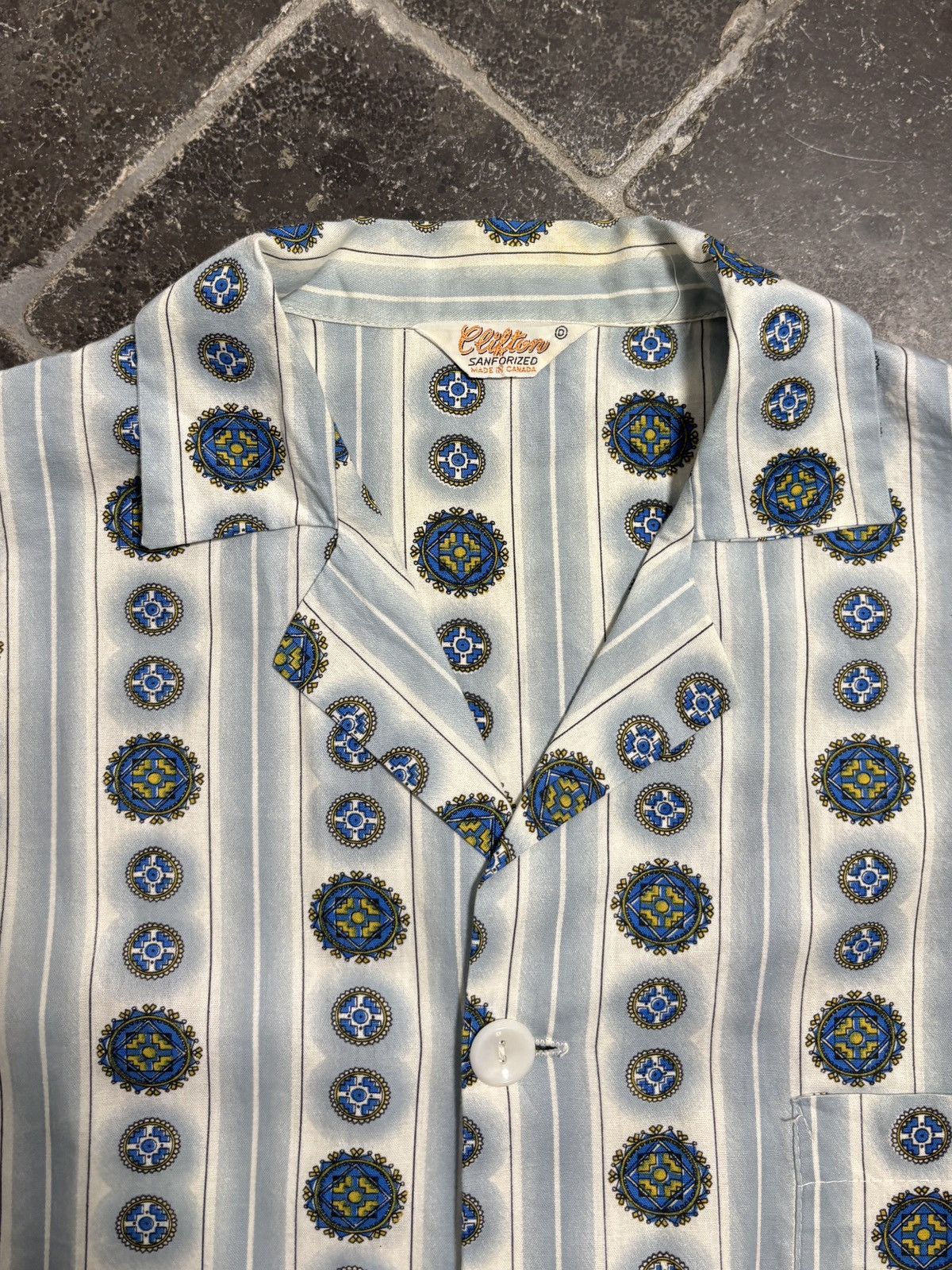 Vintage True Vintage Pajama Set 1960s Two Piece Matching Suit Sleep Size US 34 / EU 50 - 4 Thumbnail