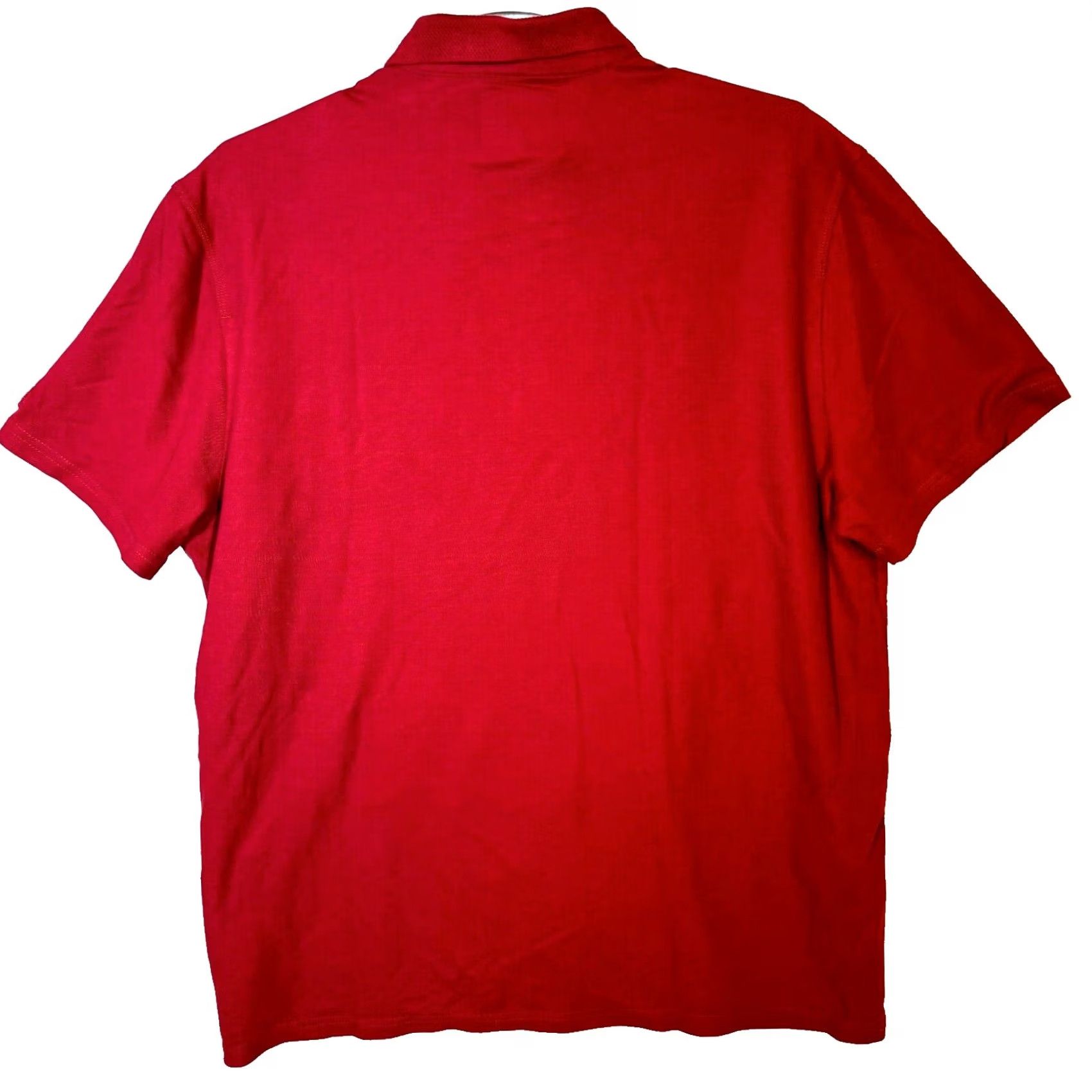Vintage VINTAGE G.H. Bass & Co. Men’s Polo Shirt 2XL Red Cotton Short Sleeve Golf Polo Shirt Size US XXL / EU 58 / 5 - 2 Thumbnail