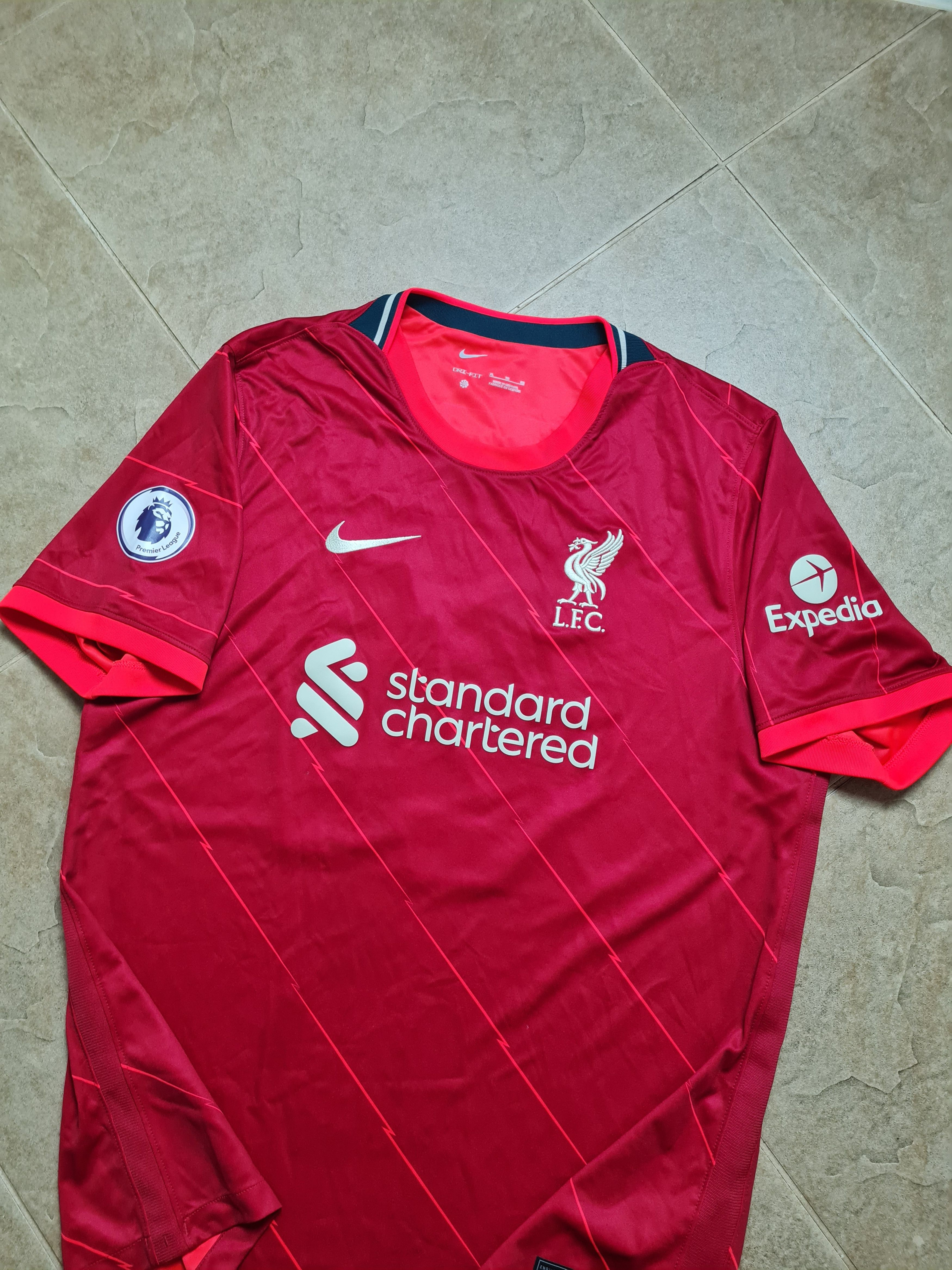 Nike Sooccer Liverpool 2021/22 Home Match Jersey #21Ahmad.S Nike Size US XL / EU 56 / 4 - 10 Thumbnail