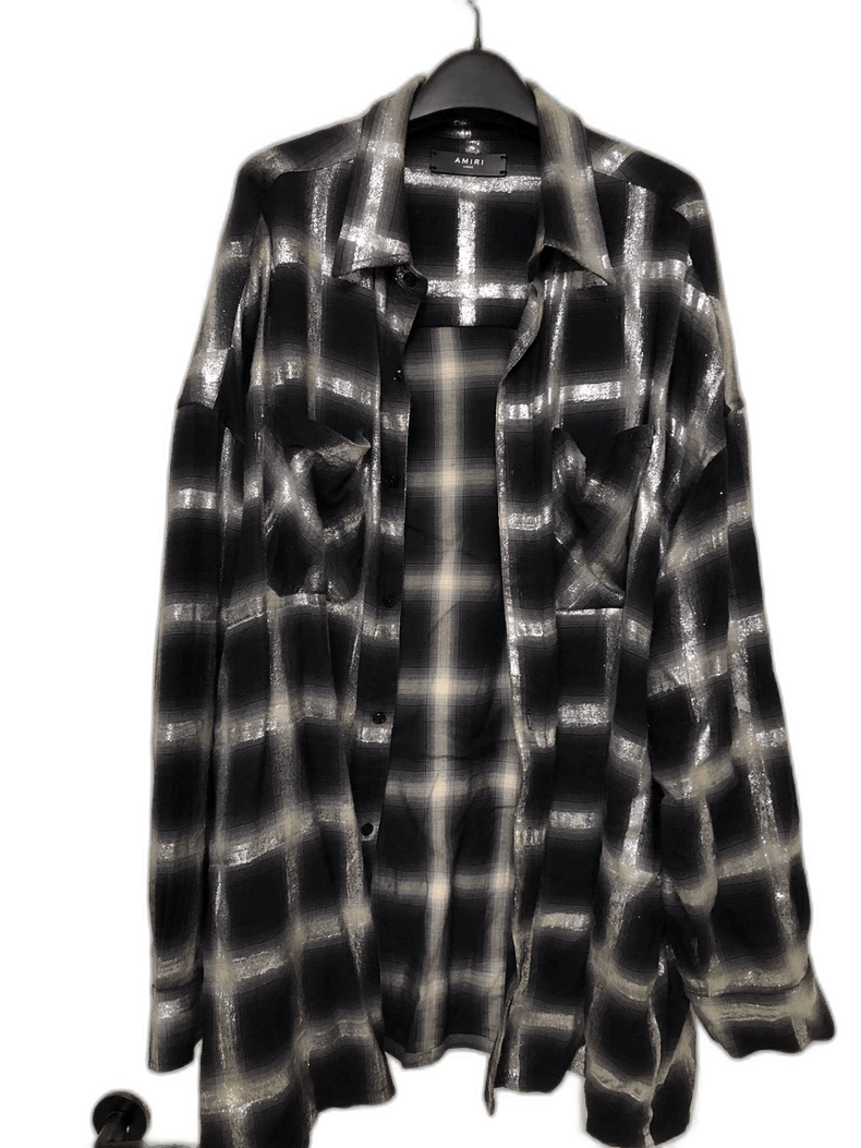 Amiri amiri black and white checkered shirt Size US L / EU 52-54 / 3 - 1 Thumbnail