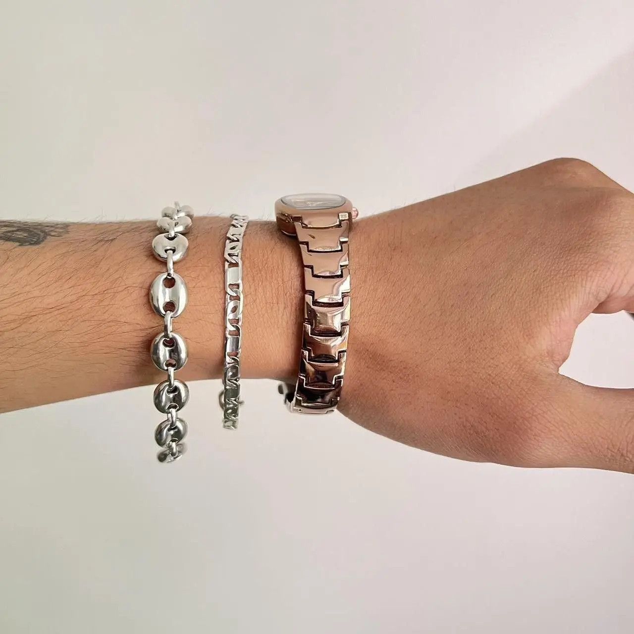 Jewelry 2000s vintage style stainless steel quartz bres luxury watch Size ONE SIZE - 7 Thumbnail