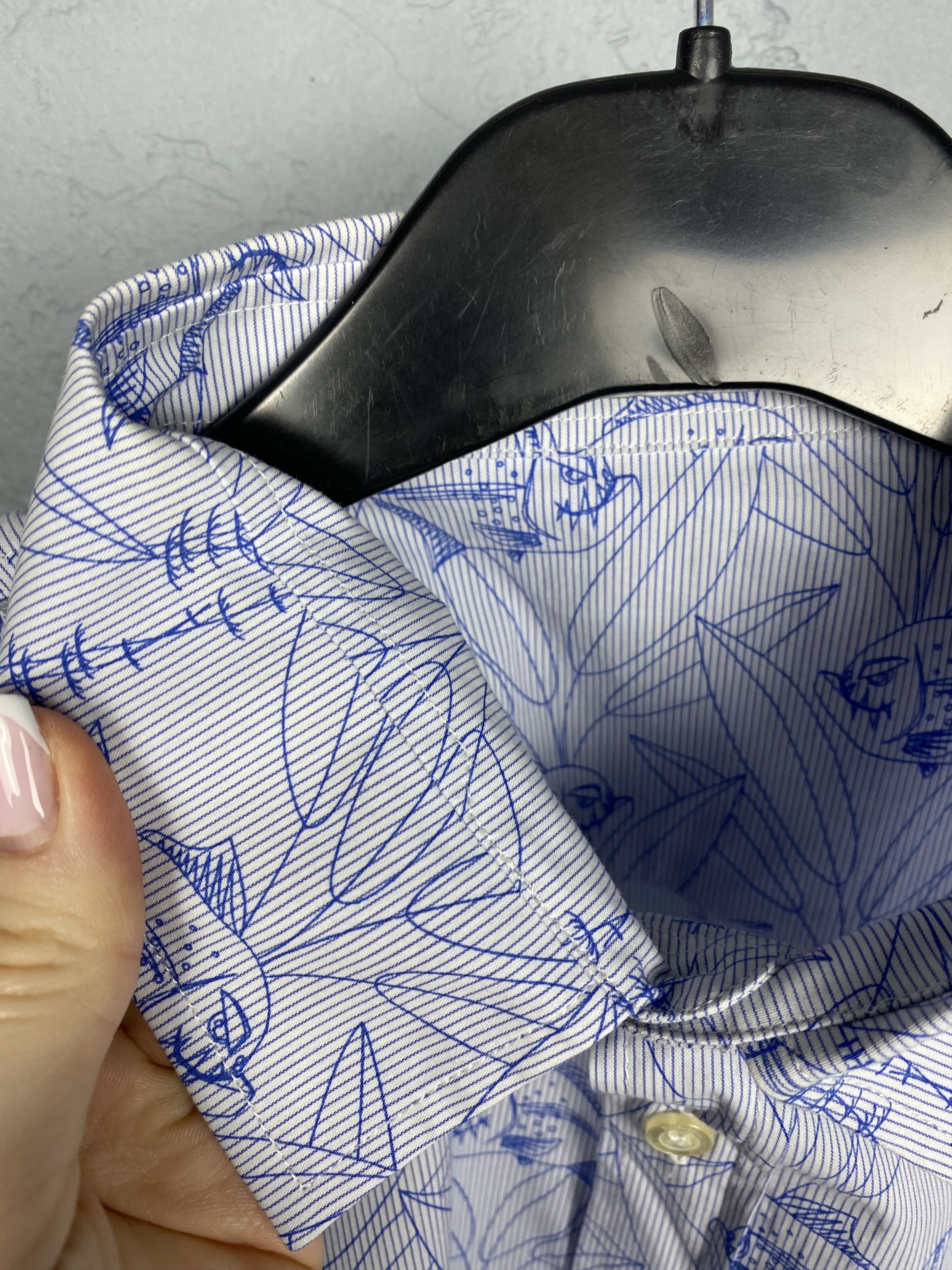 Dirk Bikkembergs Dirk Bikkembergs Mens Long Sleeve Shirt Size US M / EU 48-50 / 2 - 3 Thumbnail