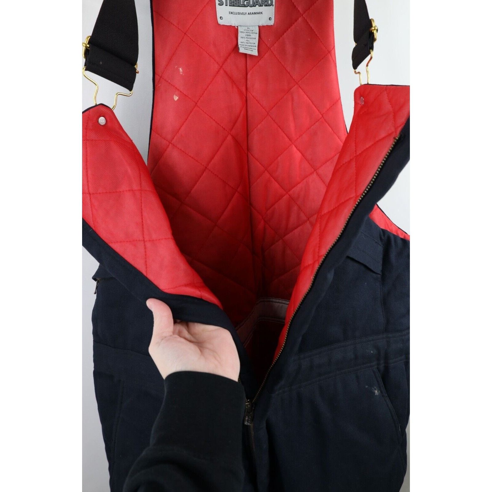 Vintage Vintage Streetwear Quilted Insulated Canvas Overalls Size US 38 / EU 54 - 10 Thumbnail