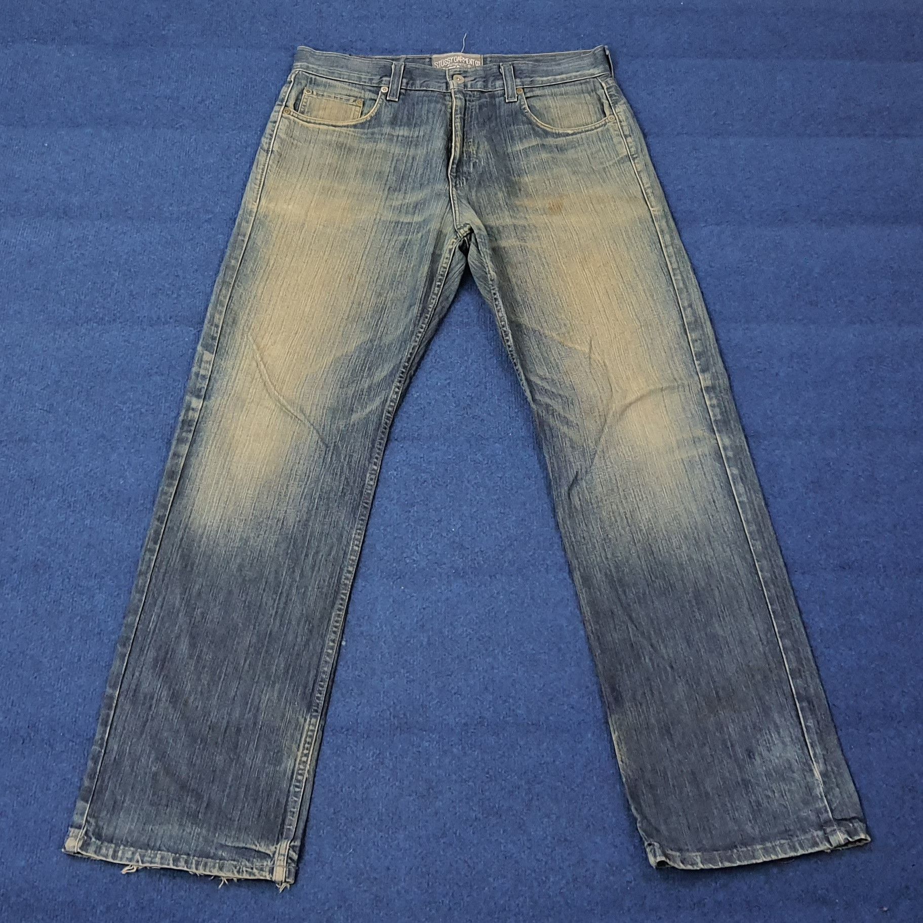 Stussy Vintage Stussy Authentic Workgear Custom Logo Jeans C265N5 Size US 34 / EU 50 - 5 Thumbnail