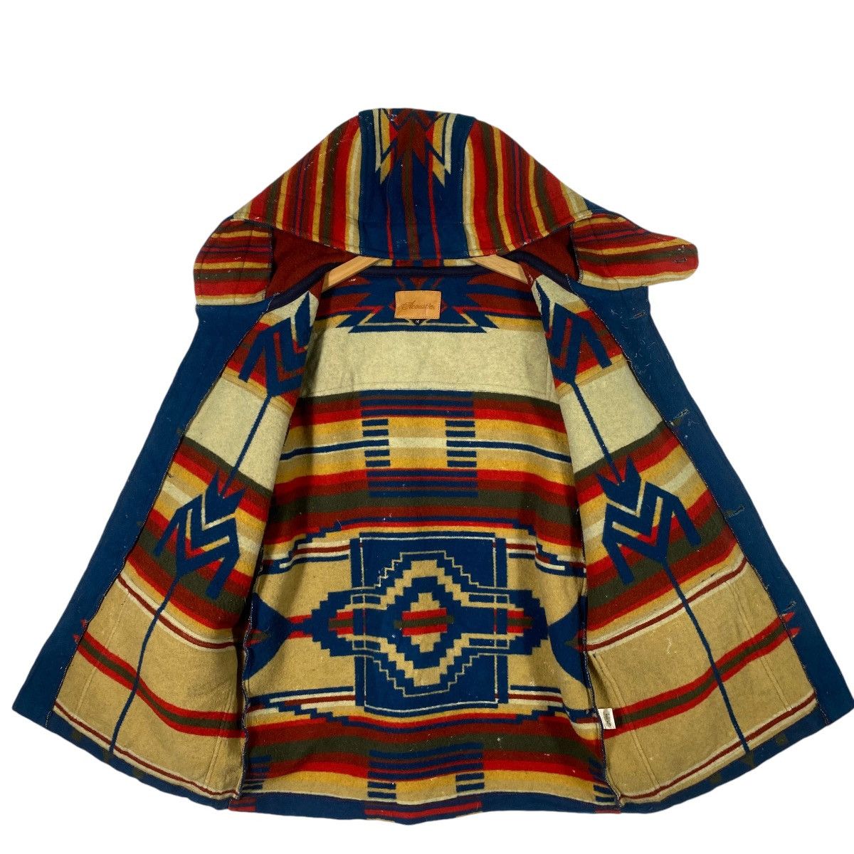 Vintage Vintage 90s Acoustic Native American Wool Hoodie Size US M / EU 48-50 / 2 - 1 Thumbnail