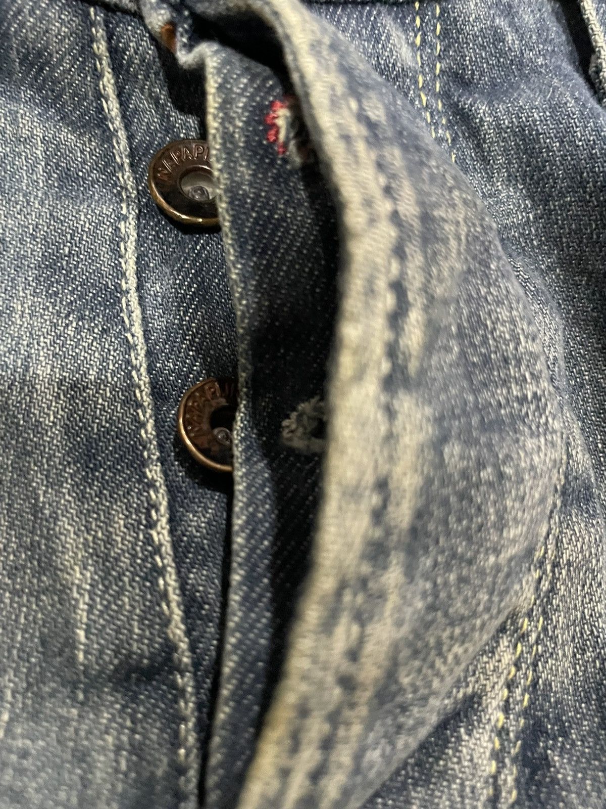 Napapijri Napapijri Stonewash Distressed Jeans Size US 34 / EU 50 - 19 Thumbnail