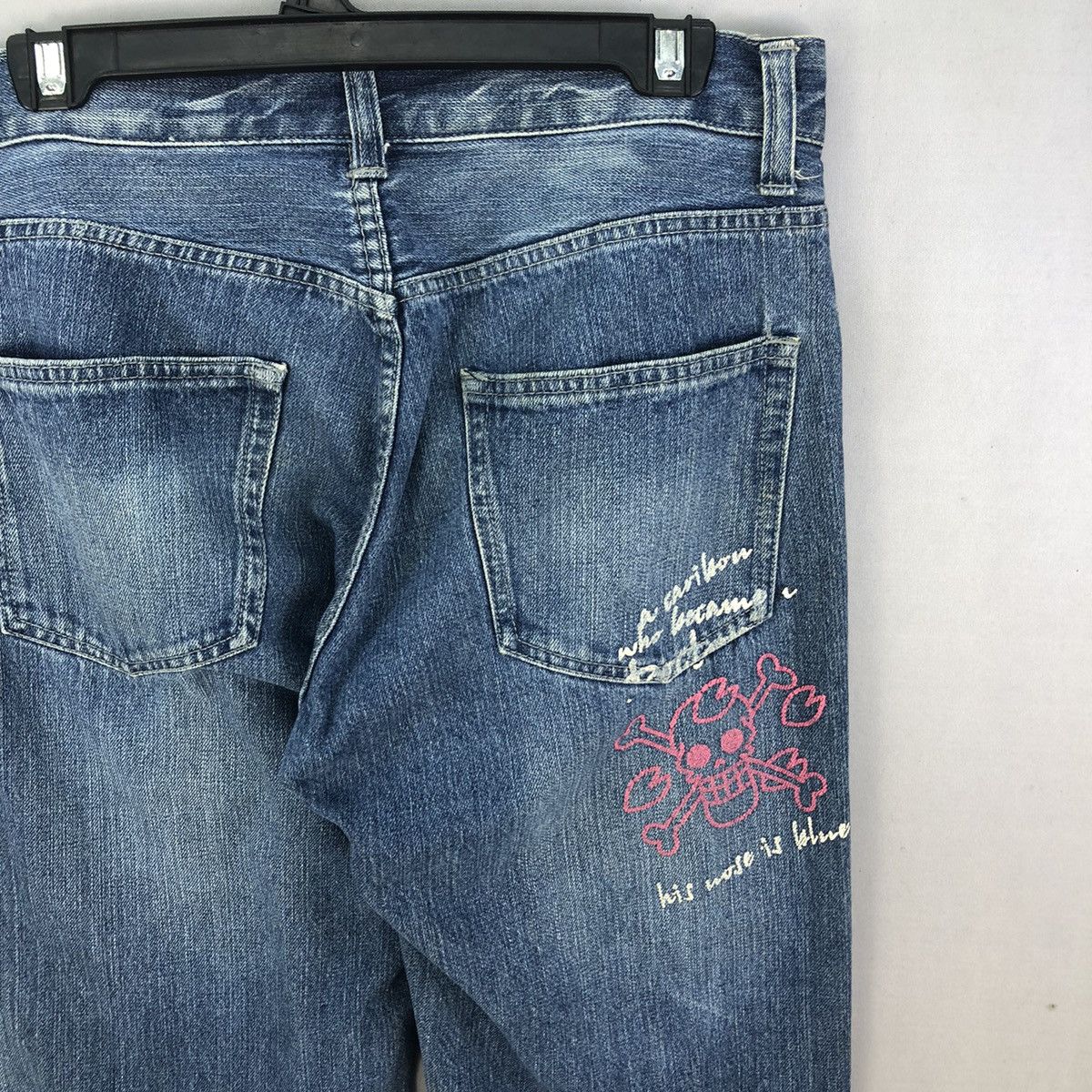 Anime Vintage 00s Anime One Piece “Chopper” Graphic Blue Denim Size US 30 / EU 46 - 16 Thumbnail
