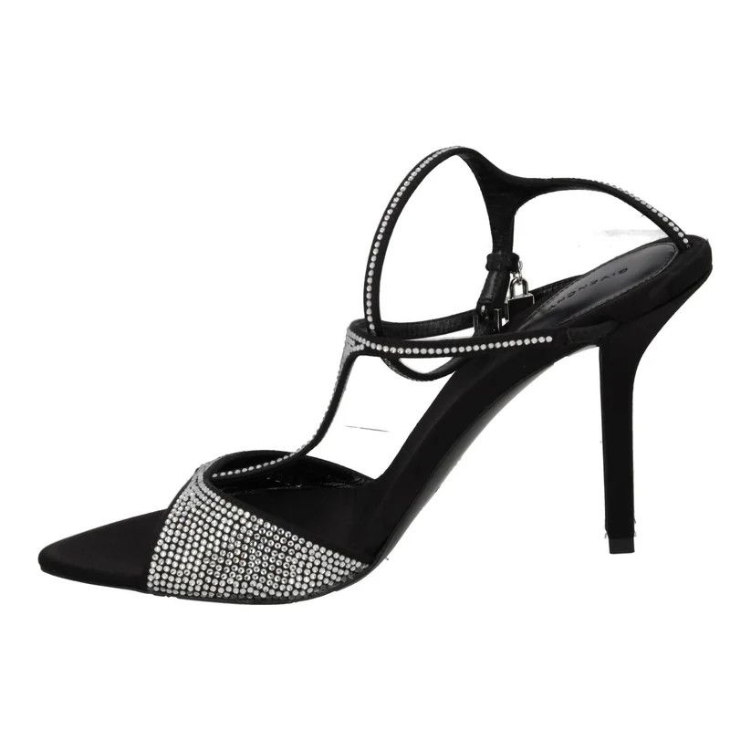 Givenchy o1srvl11e1224 G Lock Sandals in Silver/Black Size US 5 / IT 35 - 4 Thumbnail