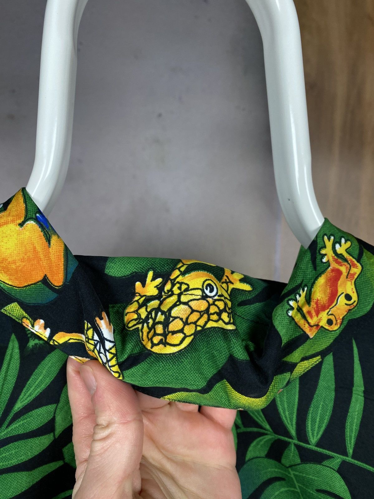 Vintage 🐸Vintage Shirt Short Sleeve Toads Hawaiian Overprint Tee🐸 Size US M / EU 48-50 / 2 - 8 Thumbnail