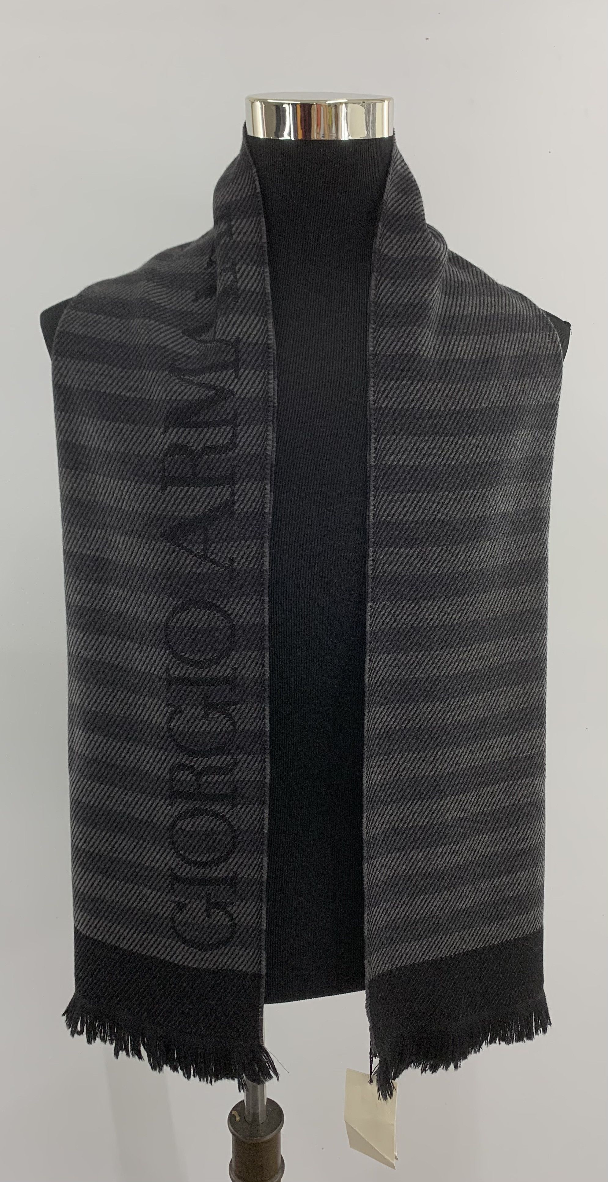 Giorgio Armani Scarf Wool Muffler Neck Wrap BL1040