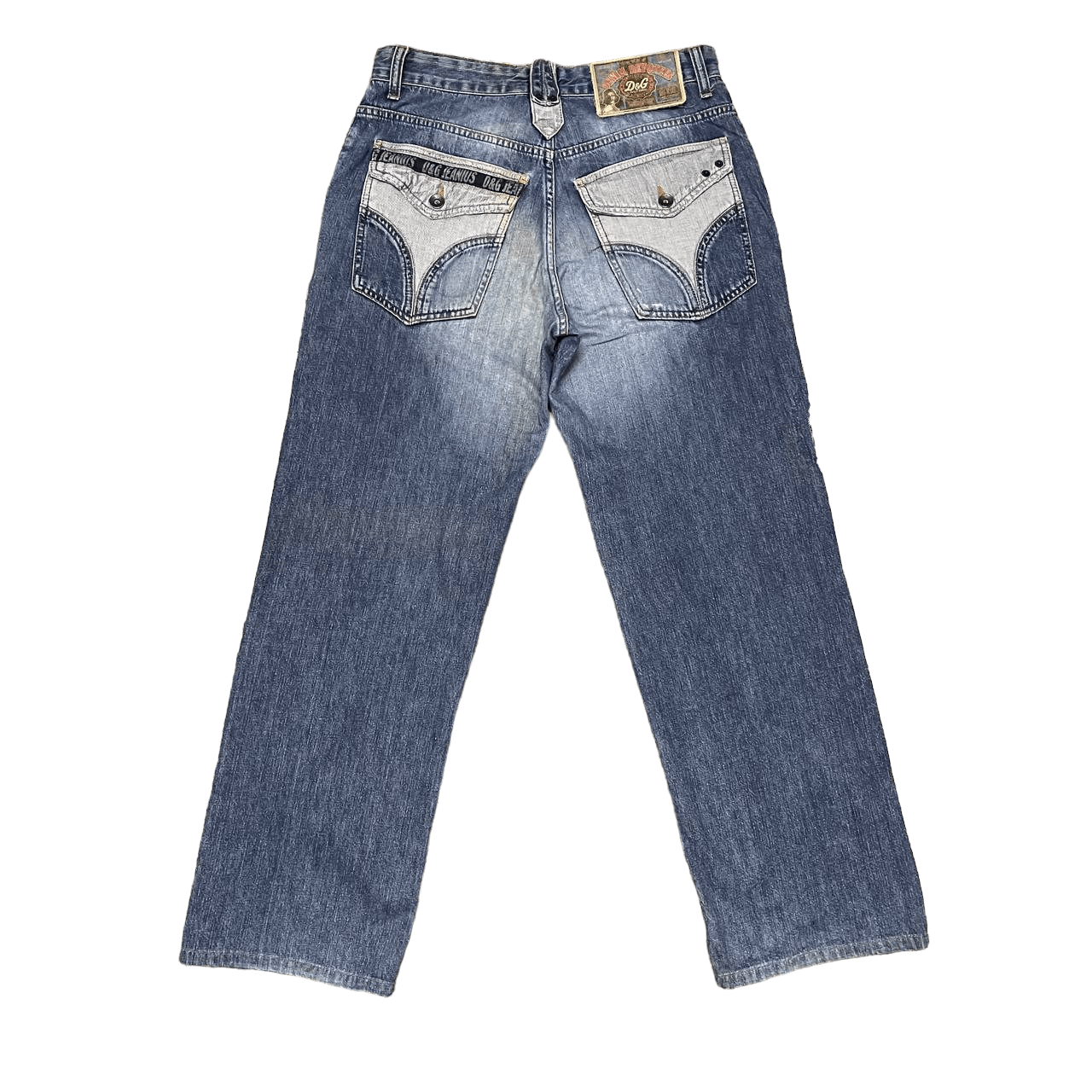image of Dolce Gabbana x Vintage D&g Dolce & Gabbana Extreme Denim Devotees Jeans in Blue, Men's (Size 31)