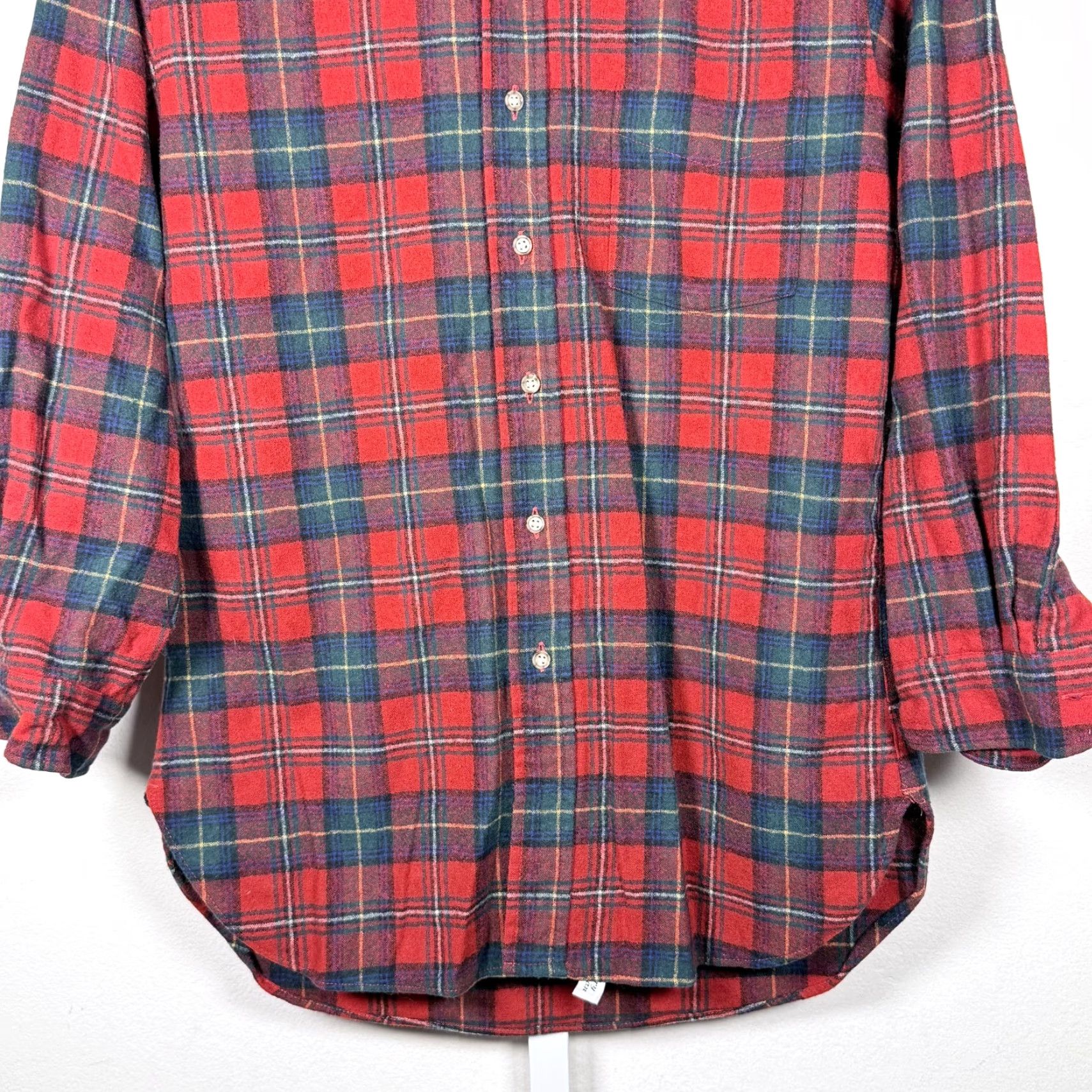 Pendleton VTG Pendleton Shirt Red/Blue Plaid Pure Virgin Wool USA Made Men's Size Medium Size US M / EU 48-50 / 2 - 3 Thumbnail