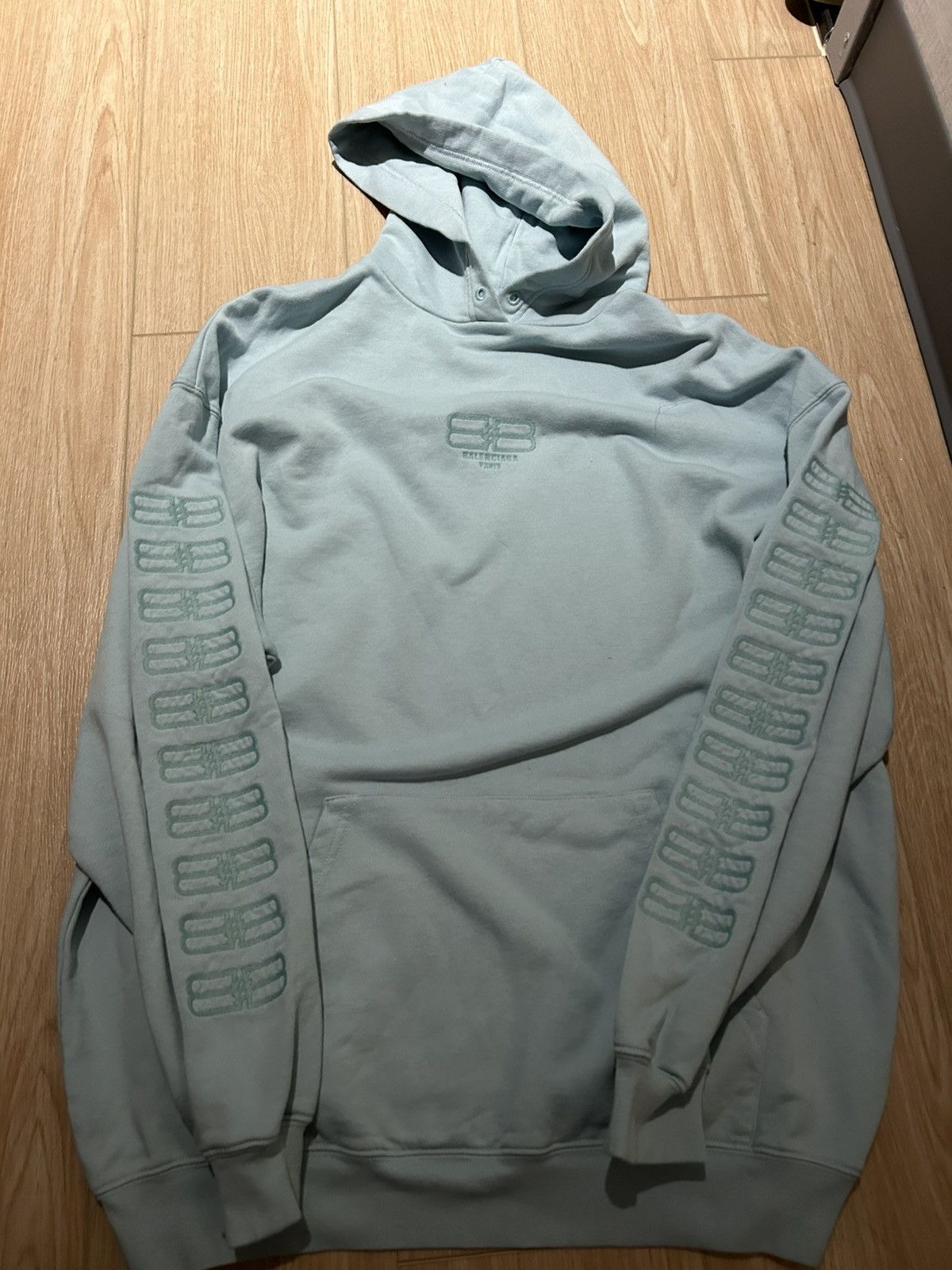 Balenciaga Balenciaga Paris Hoodie Size US XS / EU 42 / 0 - 1 Thumbnail