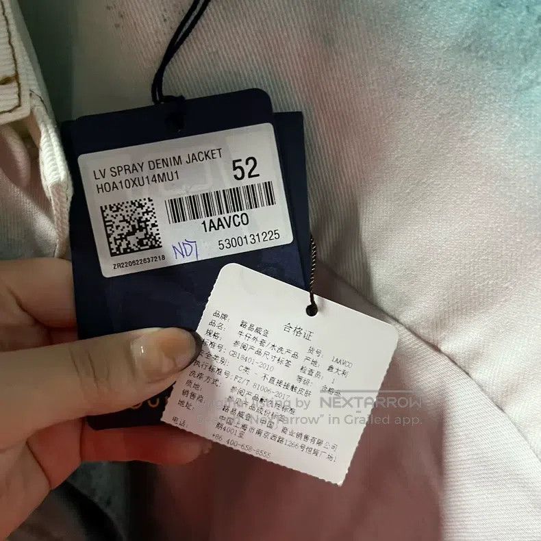 Louis Vuitton Louis Vuitton Airbrushed single-breasted casual denim jack Size US L / EU 52-54 / 3 - 4 Thumbnail