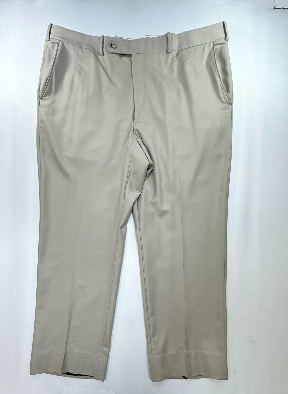 Other Tom James Royal Classic Flat Dress Pants Brown Mens 40/28 Size US 40 / EU 56 - 1 Thumbnail