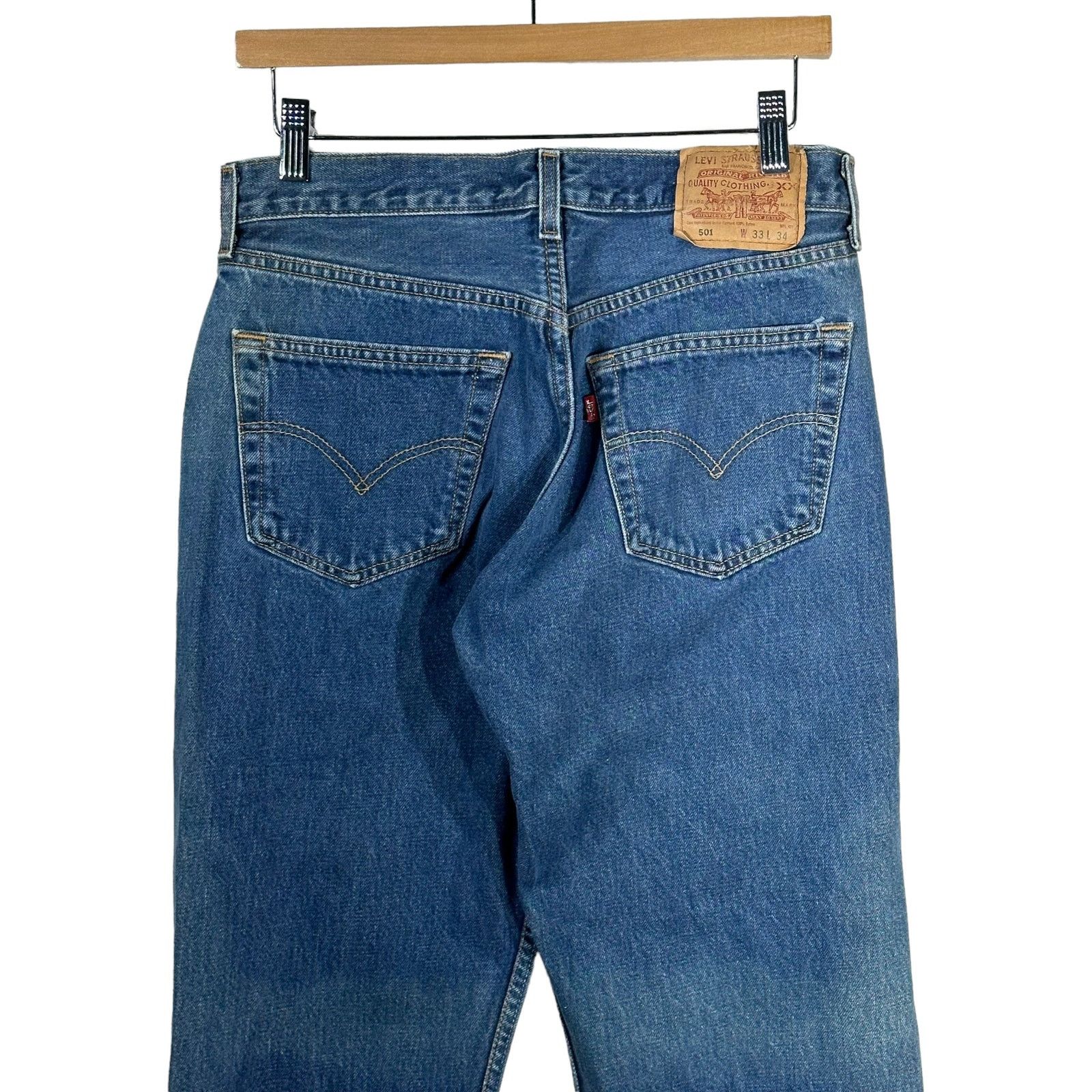 Levi's Vintage Levi's 501 Jeans 90s Size US 33 - 4 Thumbnail