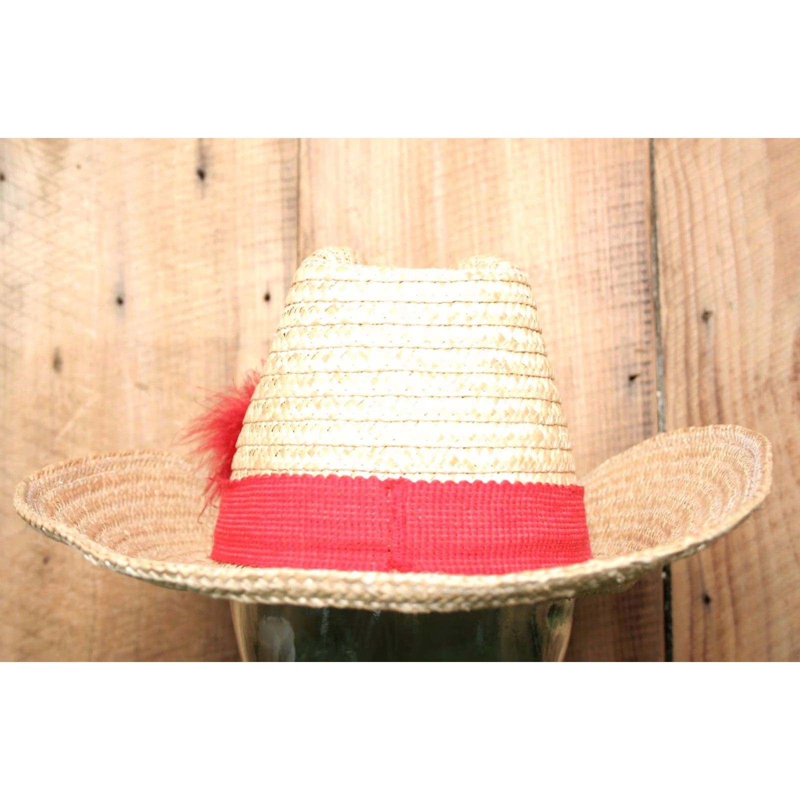 Vintage VINTAGE Miller High Life Band Straw Stomper Cowboy Hat Sz. M Natural Unisex Adults Cowboy Hat Beer 90s Mens Size ONE SIZE - 4 Thumbnail