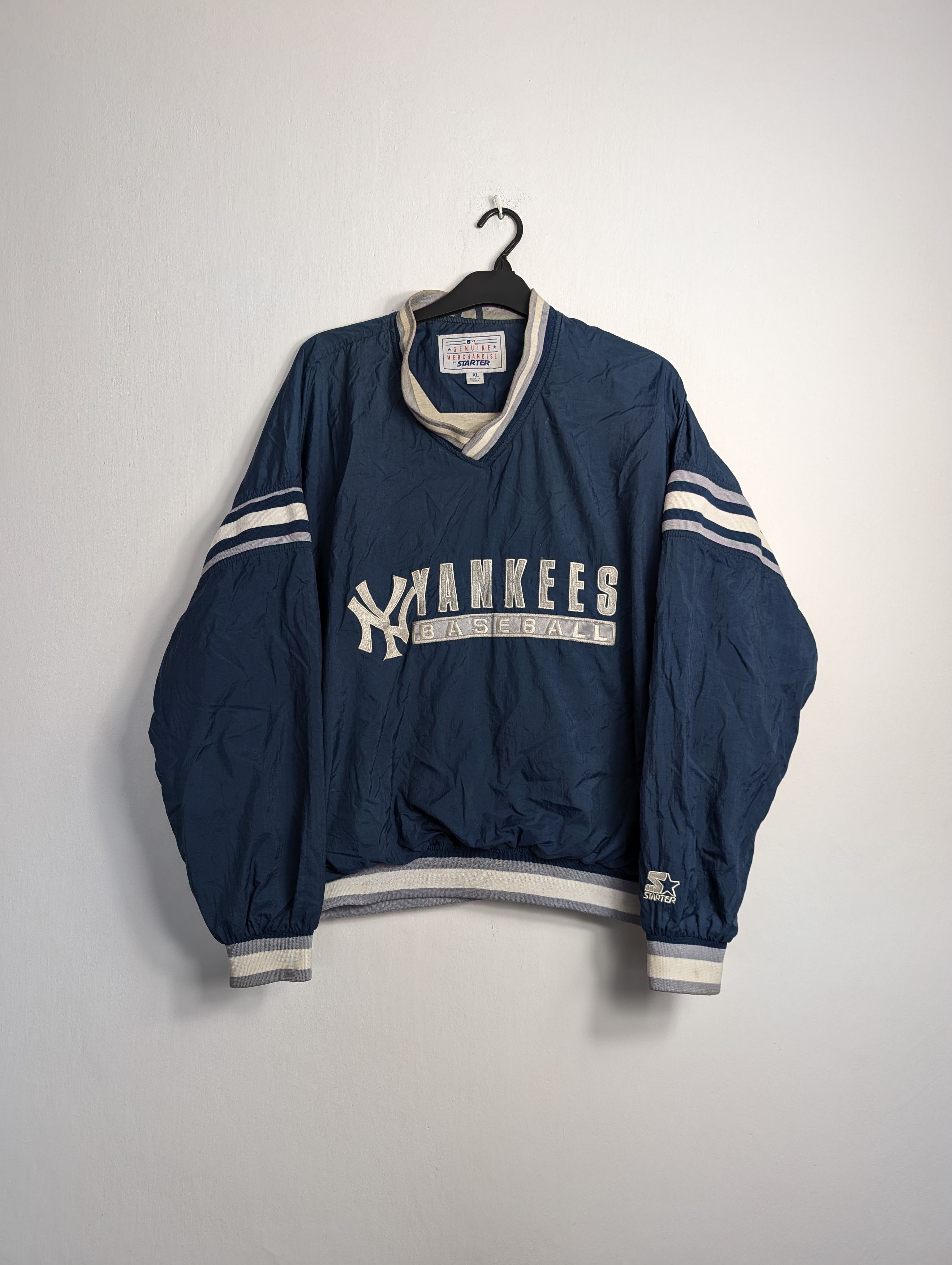 Vintage Starter NY Yankees Windbreaker 90s Y2K Retro Baggy