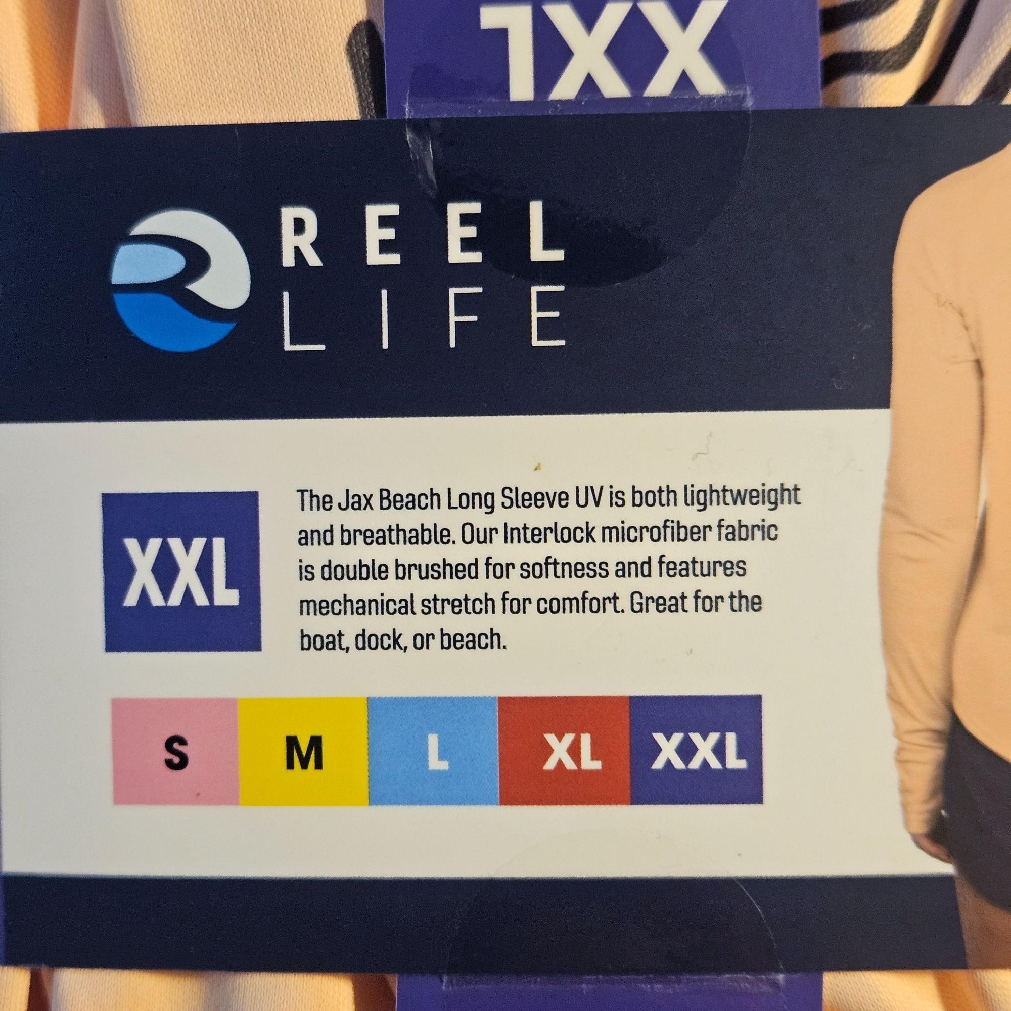 Other Reel Life Womens Jax Beach Long Sleeve UV Protection Shirt X Size XXL / US 16-18 / IT 52-54 - 4 Thumbnail