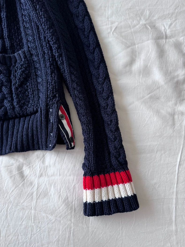Other Thom Browne size1 Blue and green knit sweater Size US S / EU 44-46 / 1 - 4 Thumbnail