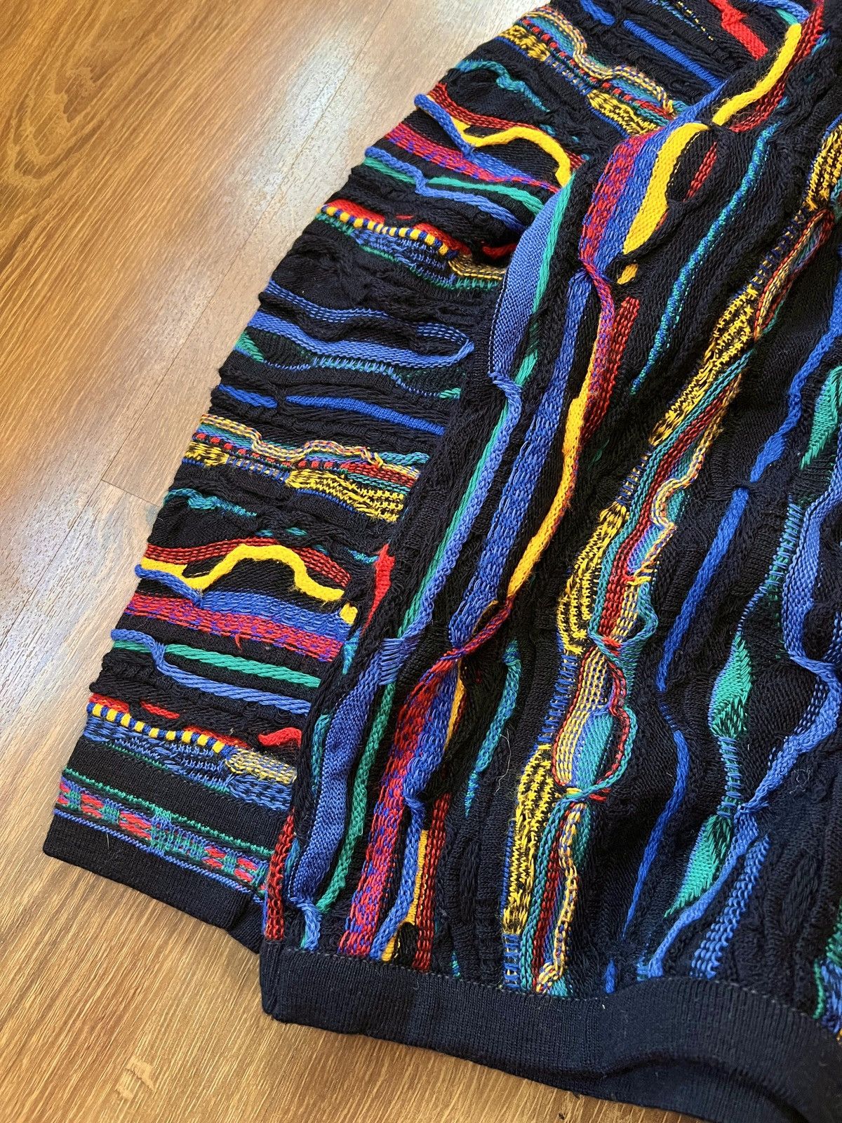 Coogi Rare Coogi 3D Knit / Sweater (Black/Blue/Red/Yellow) Size US M / EU 48-50 / 2 - 8 Thumbnail