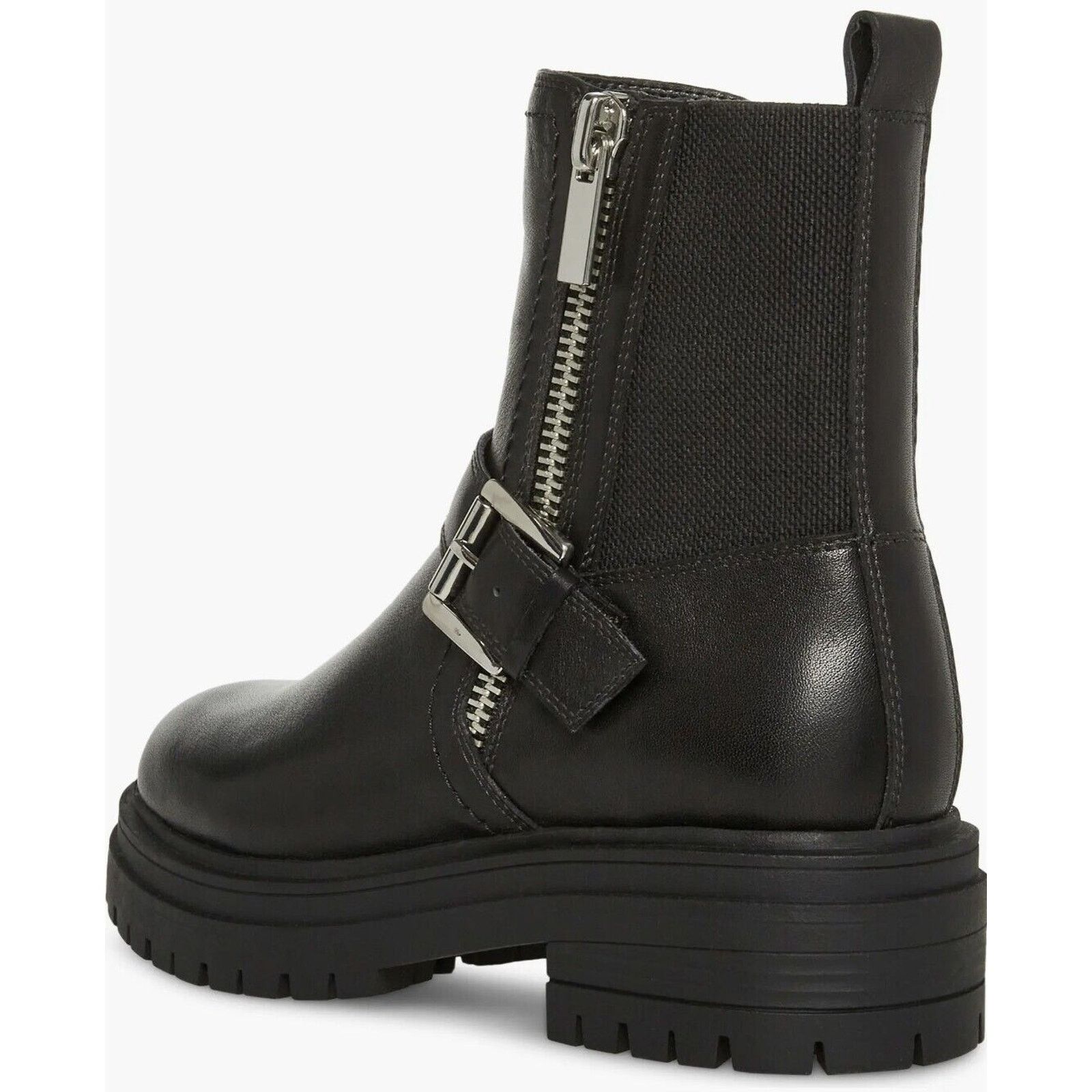 Nordstrom Blondo Garnet Lug Waterproof Black Leather Boot Women's 11 Size US 11 / IT 41 - 2 Thumbnail