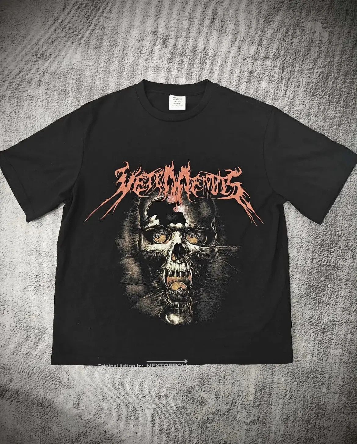 Vetements Oversized Vetements Metal skull t-shirt | Grailed
