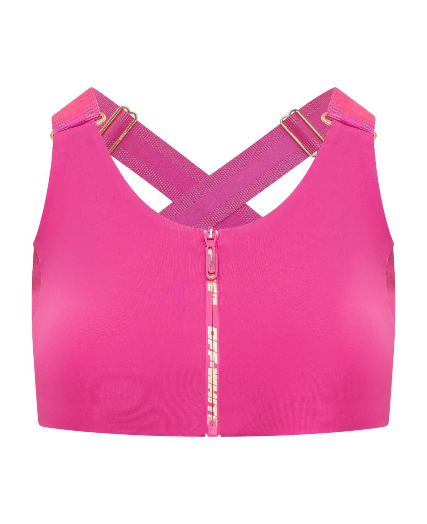 Off-White o1y1125 Size : XS / Sports Bra in Fuchsia Size ONE SIZE - 1 Thumbnail