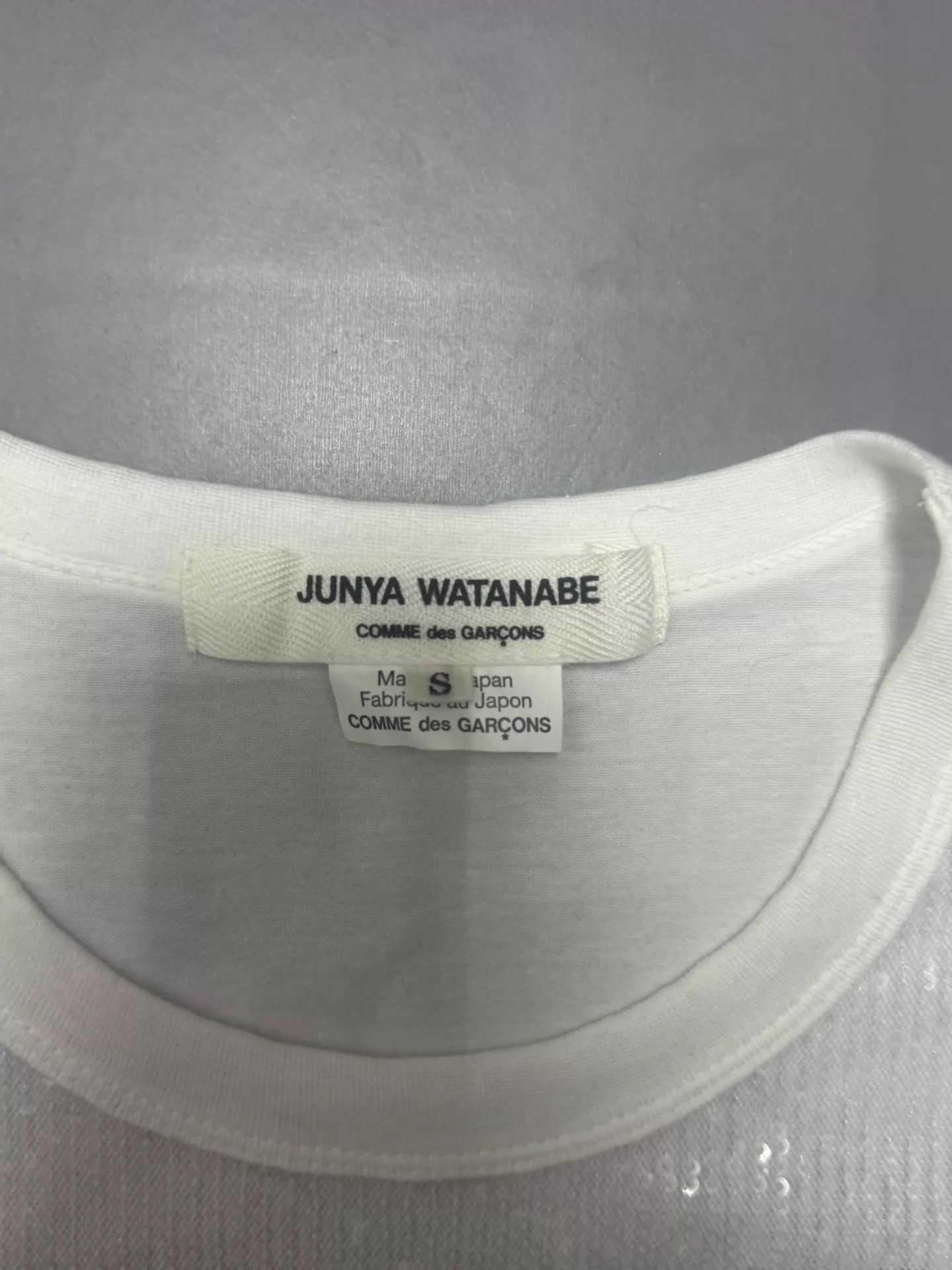 Junya Watanabe Junya Watanabe 17ss Sequin Patchwork Russian Short Sleeve T Size S / US 4 / IT 40 - 6 Thumbnail