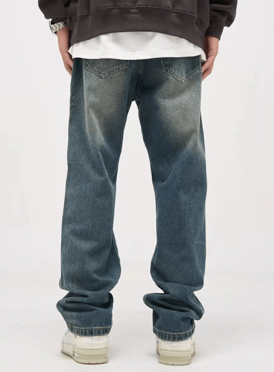Japanese Brand × Jean American street retro washed distressed jeans Size US 32 / EU 48 - 5 Thumbnail