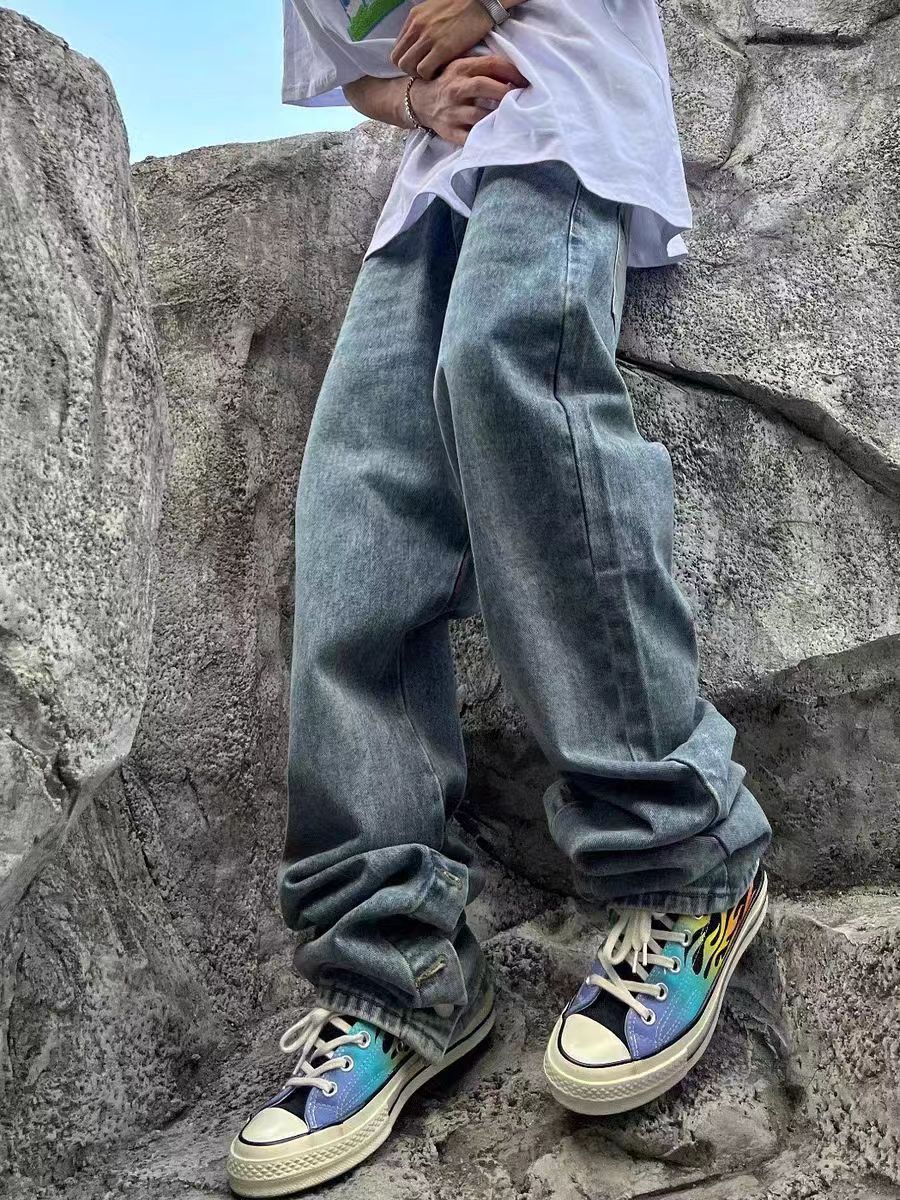 Japanese Brand × Jean Street Hip Hop Washed Ribbed Jeans Size US 34 / EU 50 - 4 Thumbnail