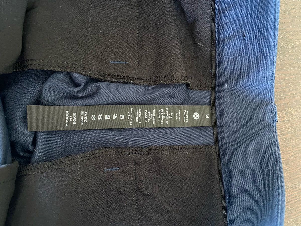 Lululemon Lululemon Commission Pants Slim Fit 34” Navy Size US 34 / EU 50 - 7 Thumbnail