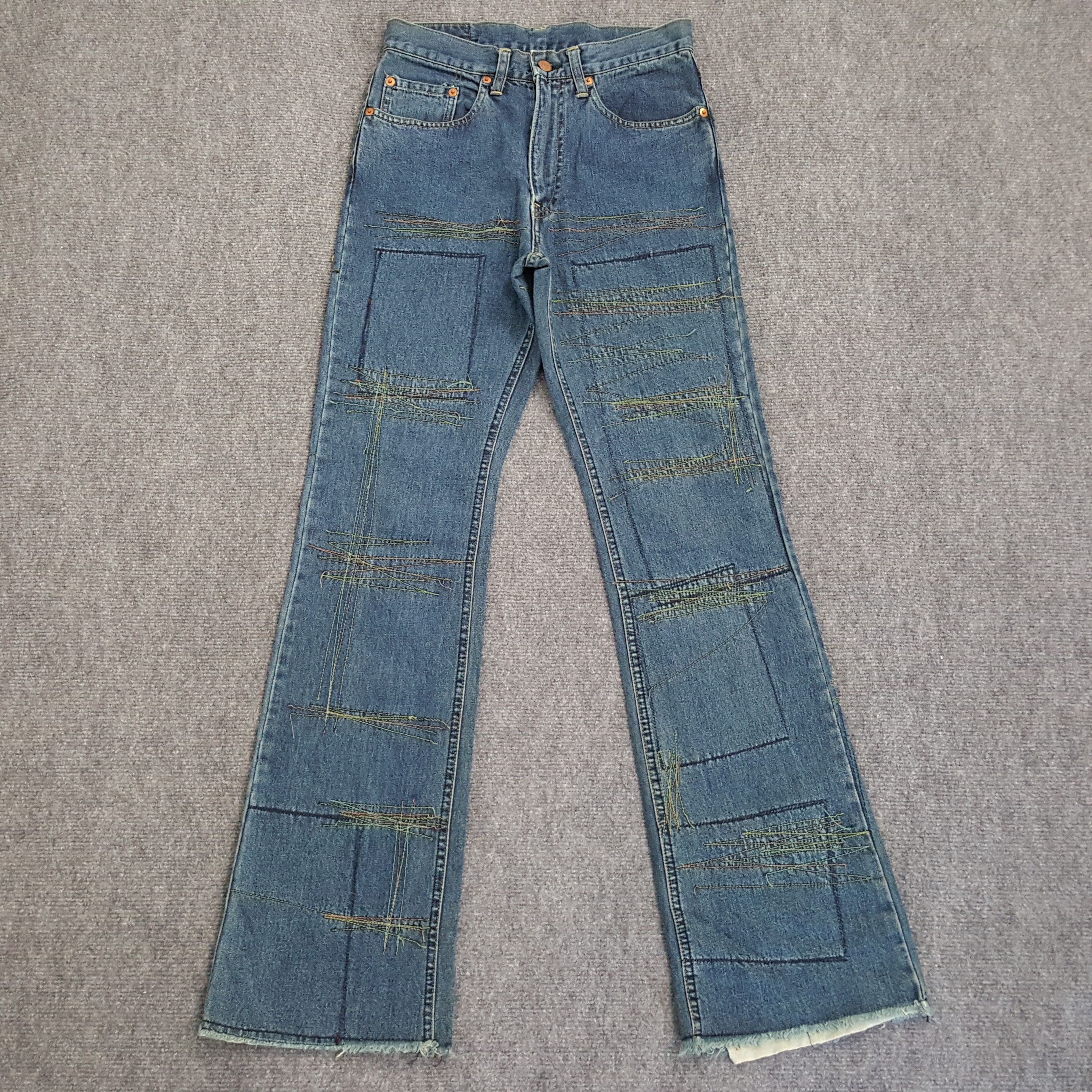 Hysteric Glamour × If Six Was Nine × Vintage Hysteric Glamour Japanese Brand Bootcut Denim Jeans Size US 27 - 4 Thumbnail