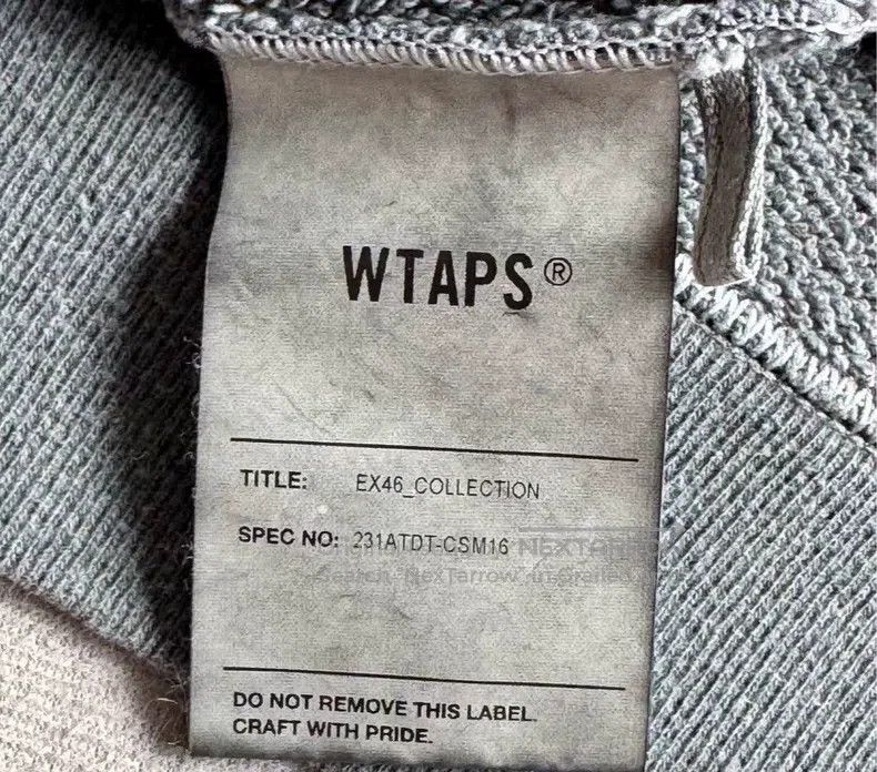 Wtaps Wtaps Embroidered Washed Round Collar Hoodie Size US S / EU 44-46 / 1 - 9 Thumbnail