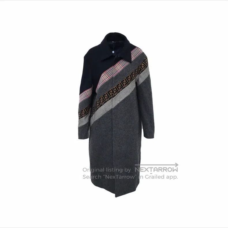 Fendi Fendi Logo Wool Overcoat Size M / US 6-8 / IT 42-44 - 1 Thumbnail
