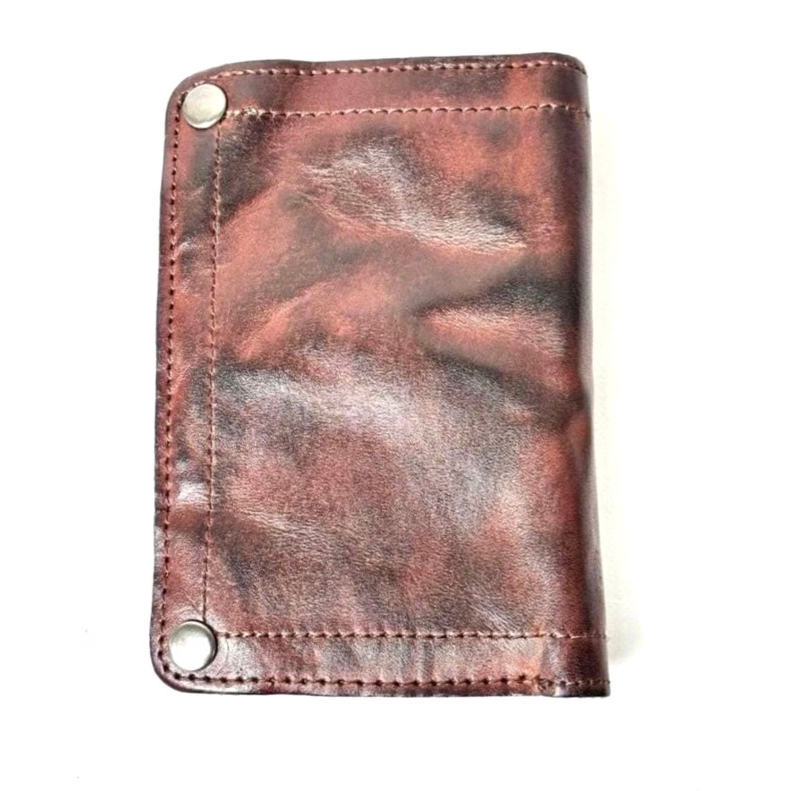 Ralph Lauren RRL RALPH LAUREN Brown leather bifold wallet NEW SIZE 9.5 x 13.5 cm UNISEX Size ONE SIZE - 2 Thumbnail