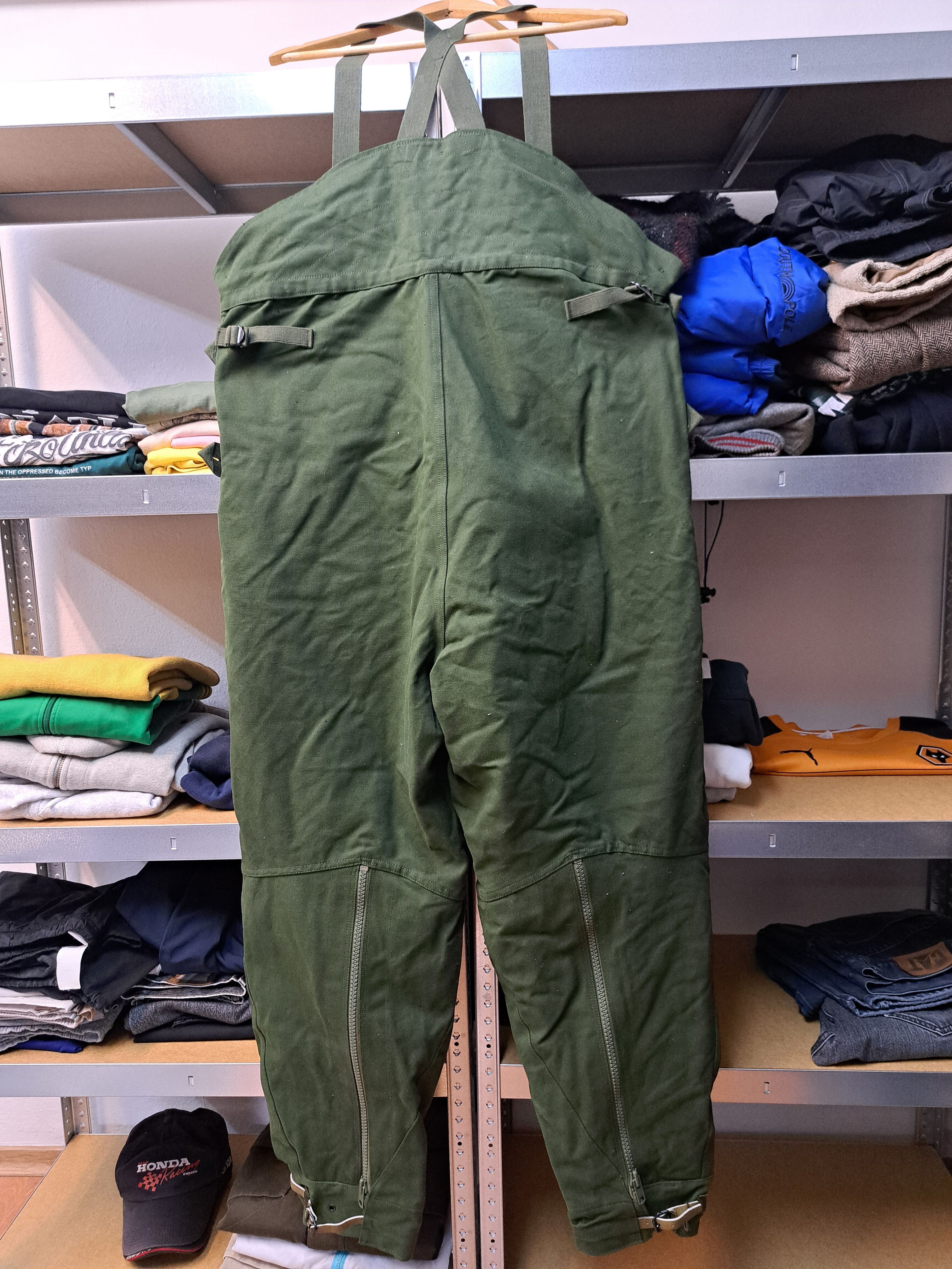 Vintage Vintage 60s Swedish Army Motorcycle Overalls Pants Pharell Size US 38 / EU 54 - 6 Thumbnail