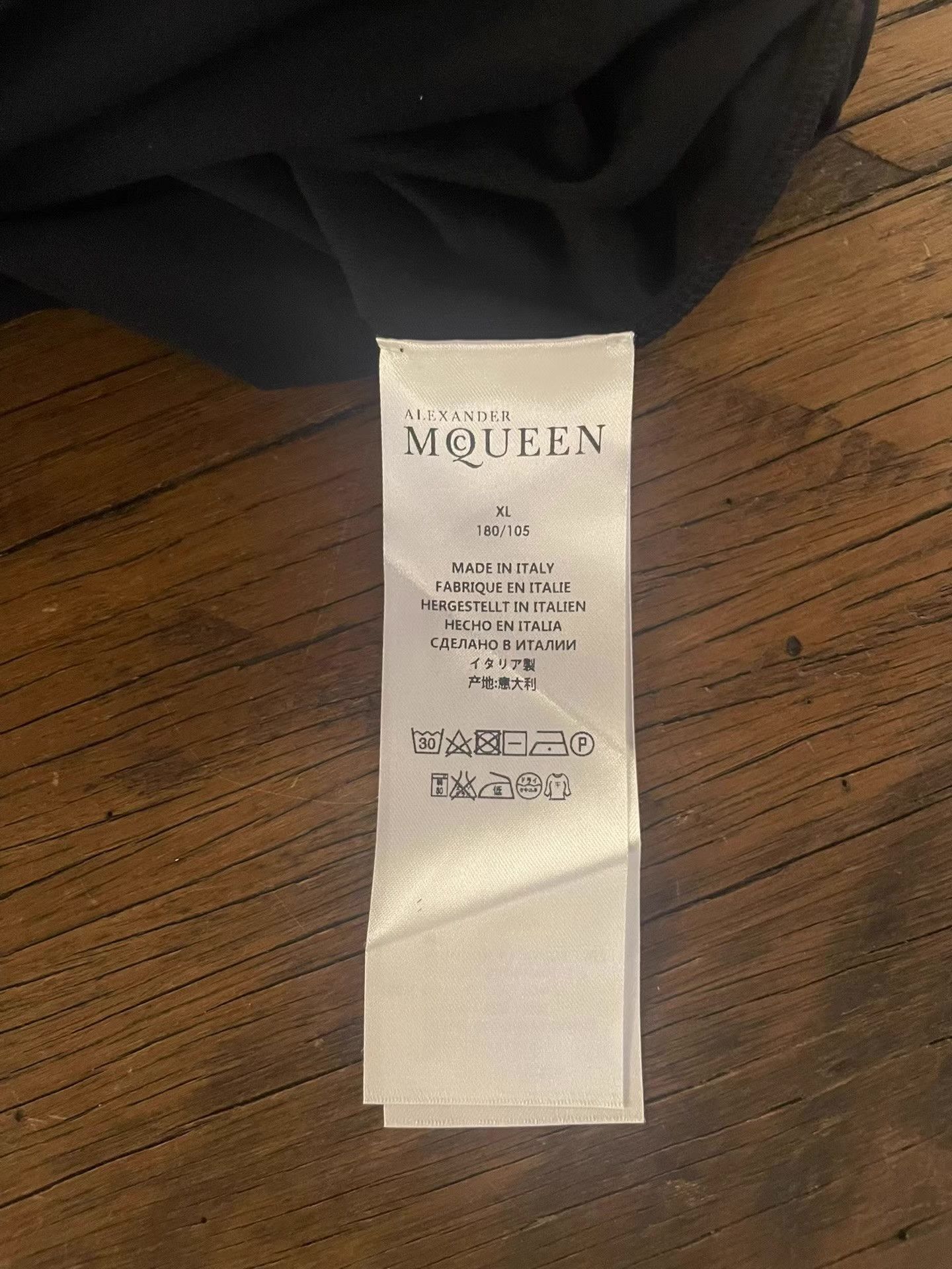 Alexander McQueen Alexander McQueen 16SS short‑sleeve T‑shirt. Ｑ25 Size US XL / EU 56 / 4 - 5 Thumbnail