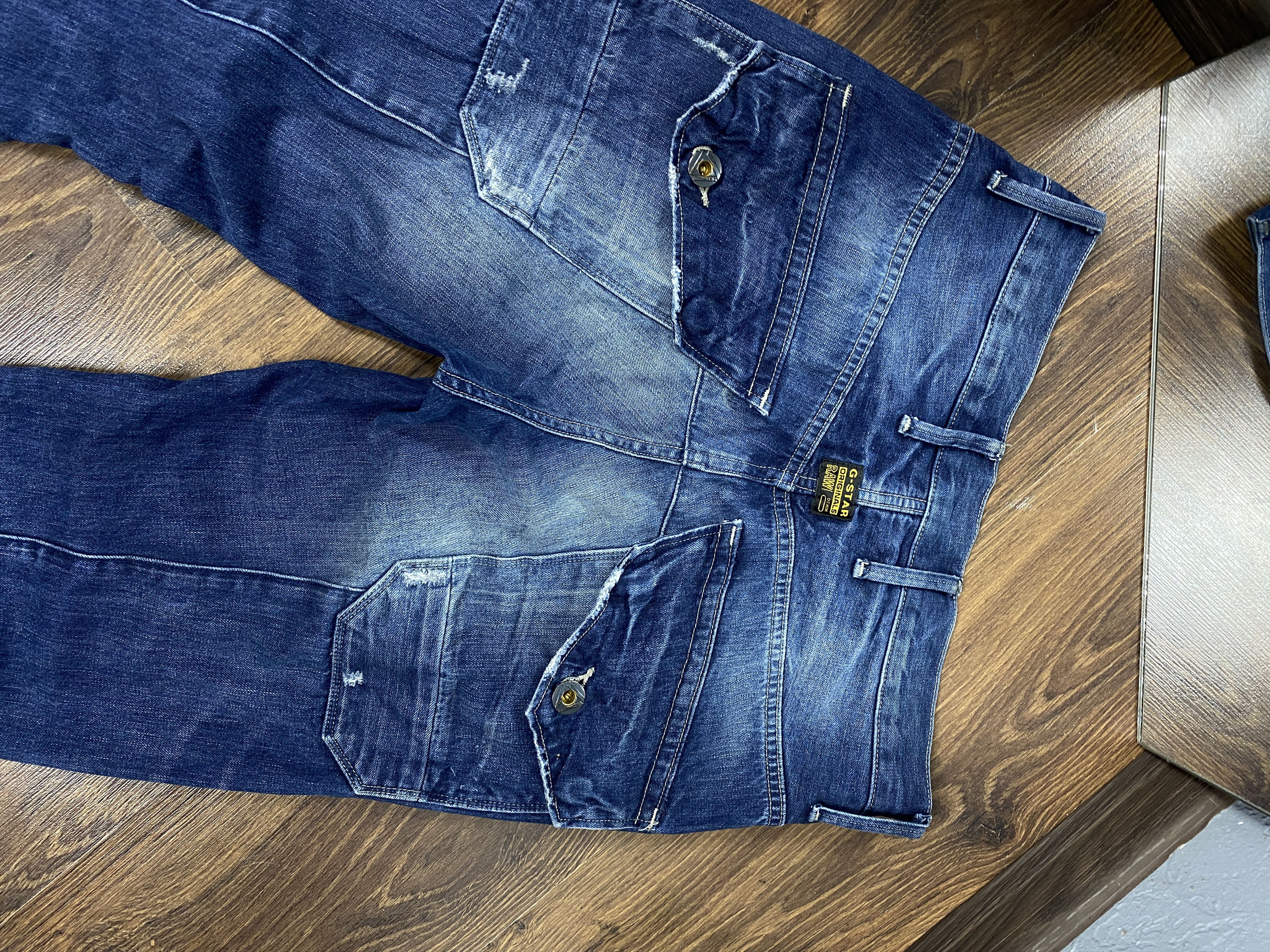 G-Star G Star Raw vintage jeans biker denim pants y2k Size US 31 - 8 Thumbnail
