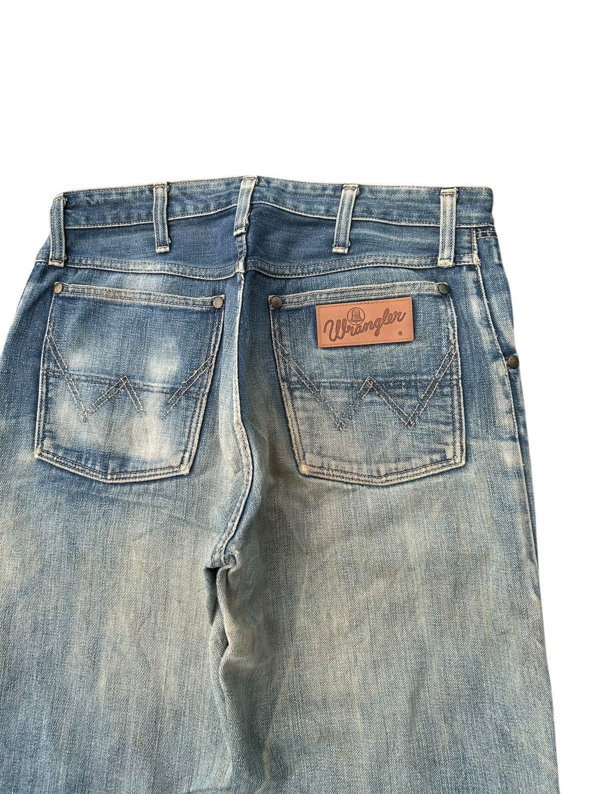 Kapital × Vintage × Wrangler VINTAGE WRANGLER BLUE BELL SELVEDGE DISTRESSED RUSTY DENIM Size US 30 / EU 46 - 4 Thumbnail