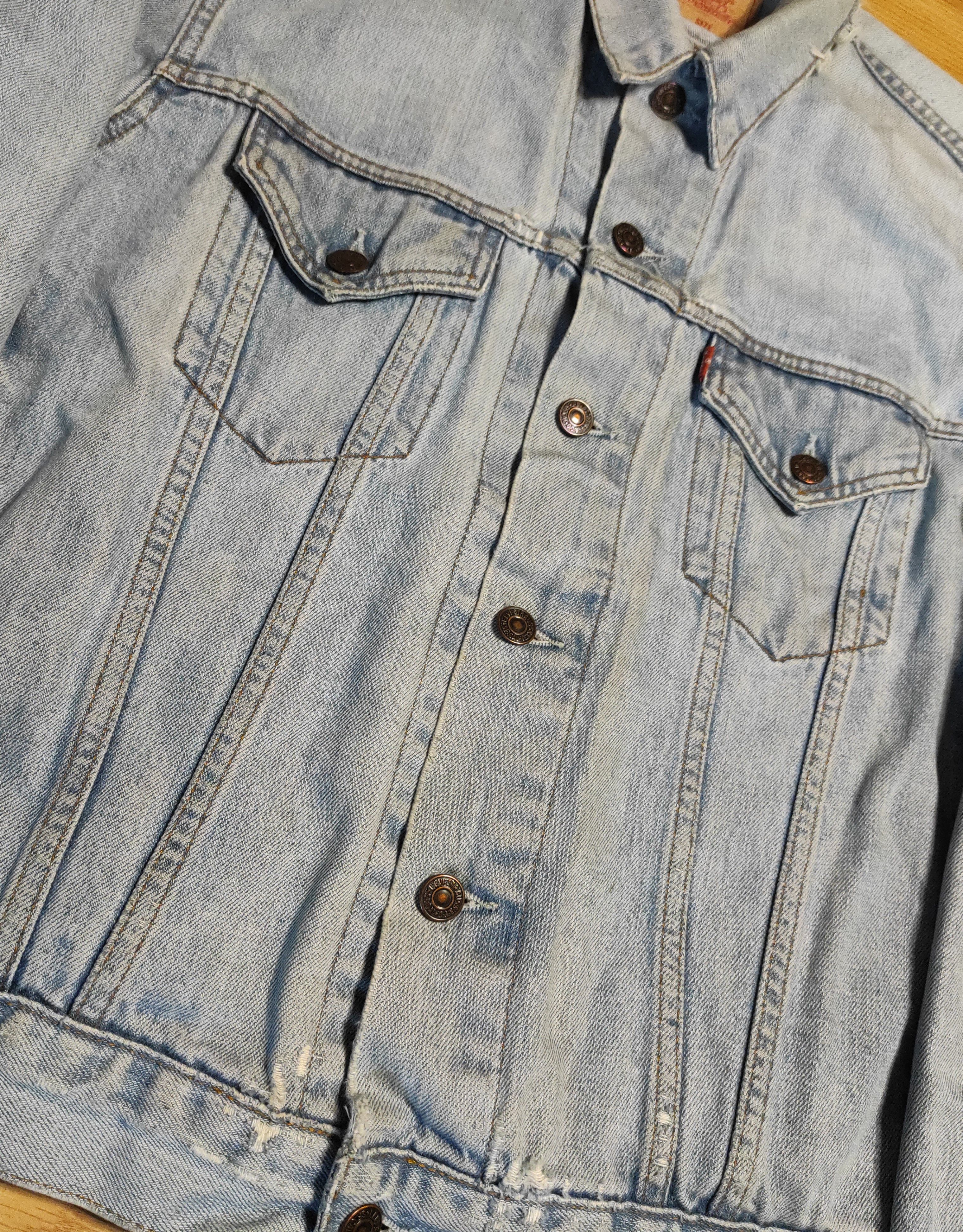 Levi's **NEW! Levis Distressed Jacket** Size US L / EU 52-54 / 3 - 3 Thumbnail