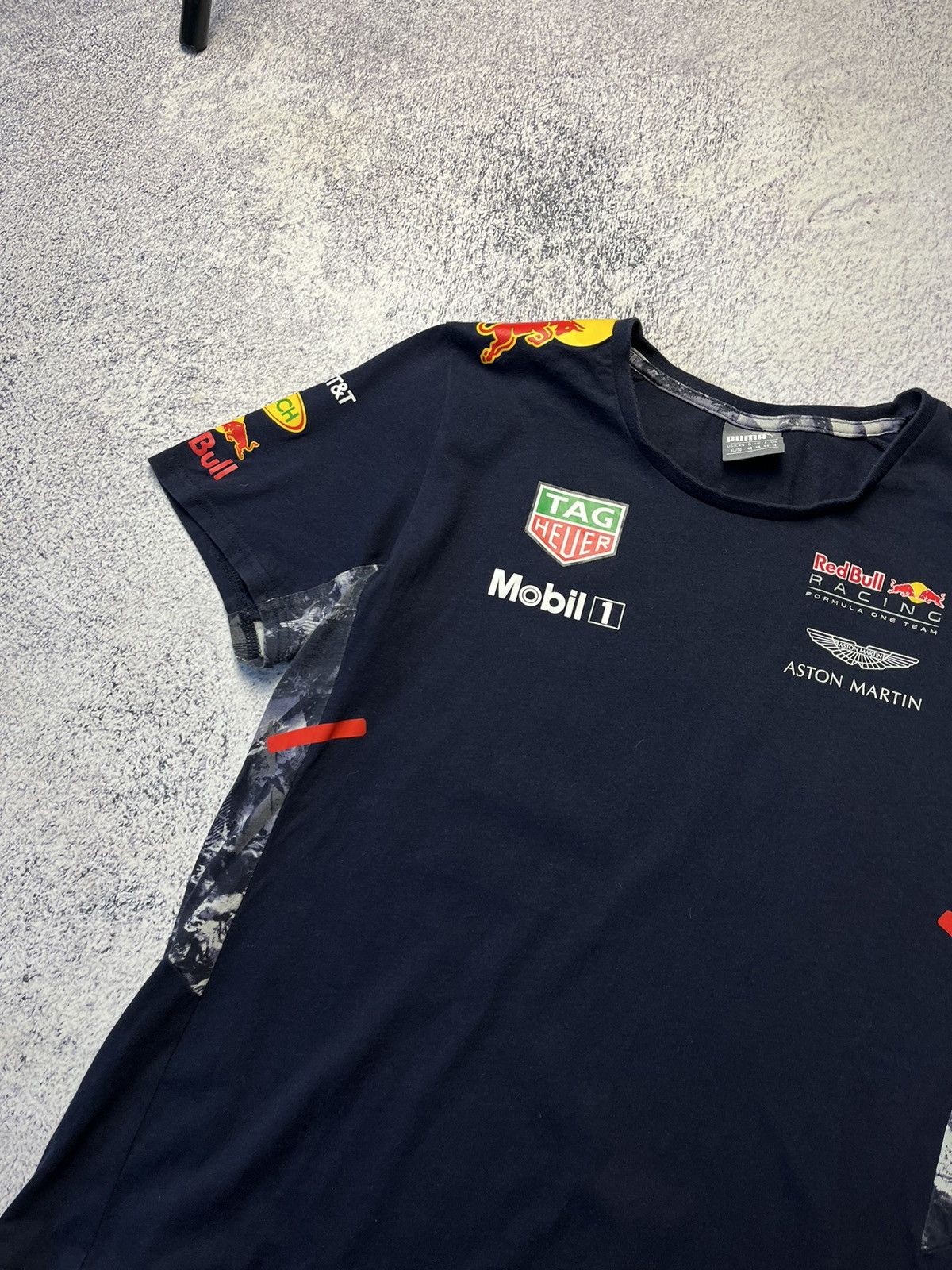 Puma × Red Bull Vintage Puma Red Bull Infiniti F1 Racing Polo T-Shirt Y2K Size XL / US 12-14 / IT 48-50 - 6 Thumbnail