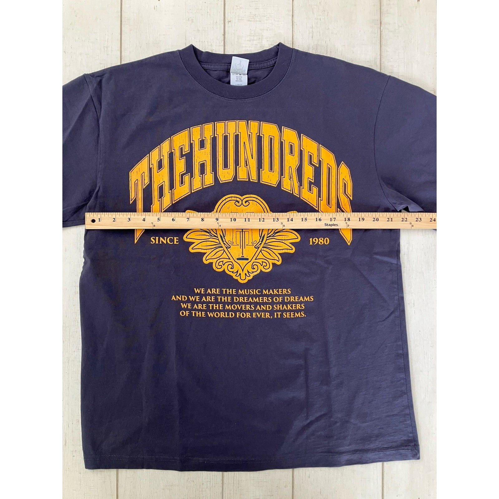 The Hundreds The Hundreds Curves Script Dreamers Shakers Alumnus T-Shirt Size US L / EU 52-54 / 3 - 7 Thumbnail
