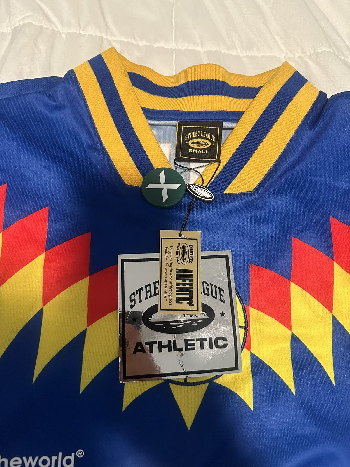 Corteiz Corteiz RTW Blue Jersey Small Football Futbol soccer Size US S / EU 44-46 / 1 - 3 Thumbnail