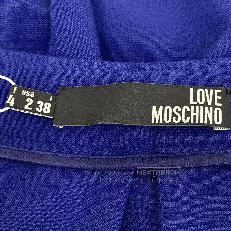 Moschino Moschino Navy Blue Women's Skirt . Size 26" / US 2 / IT 38 - 5 Thumbnail