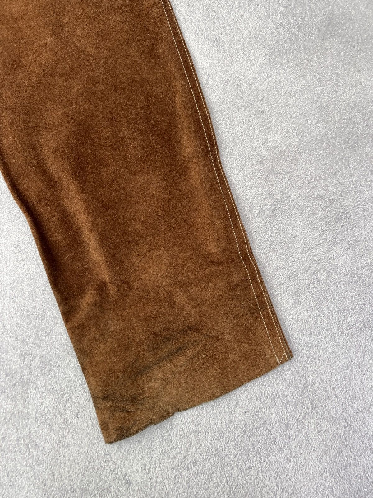 Designer × Moschino × Vintage Vintage Moschino Leather Women’s Rare Pants Cowboy Style Size 30" / US 8 / IT 44 - 18 Thumbnail