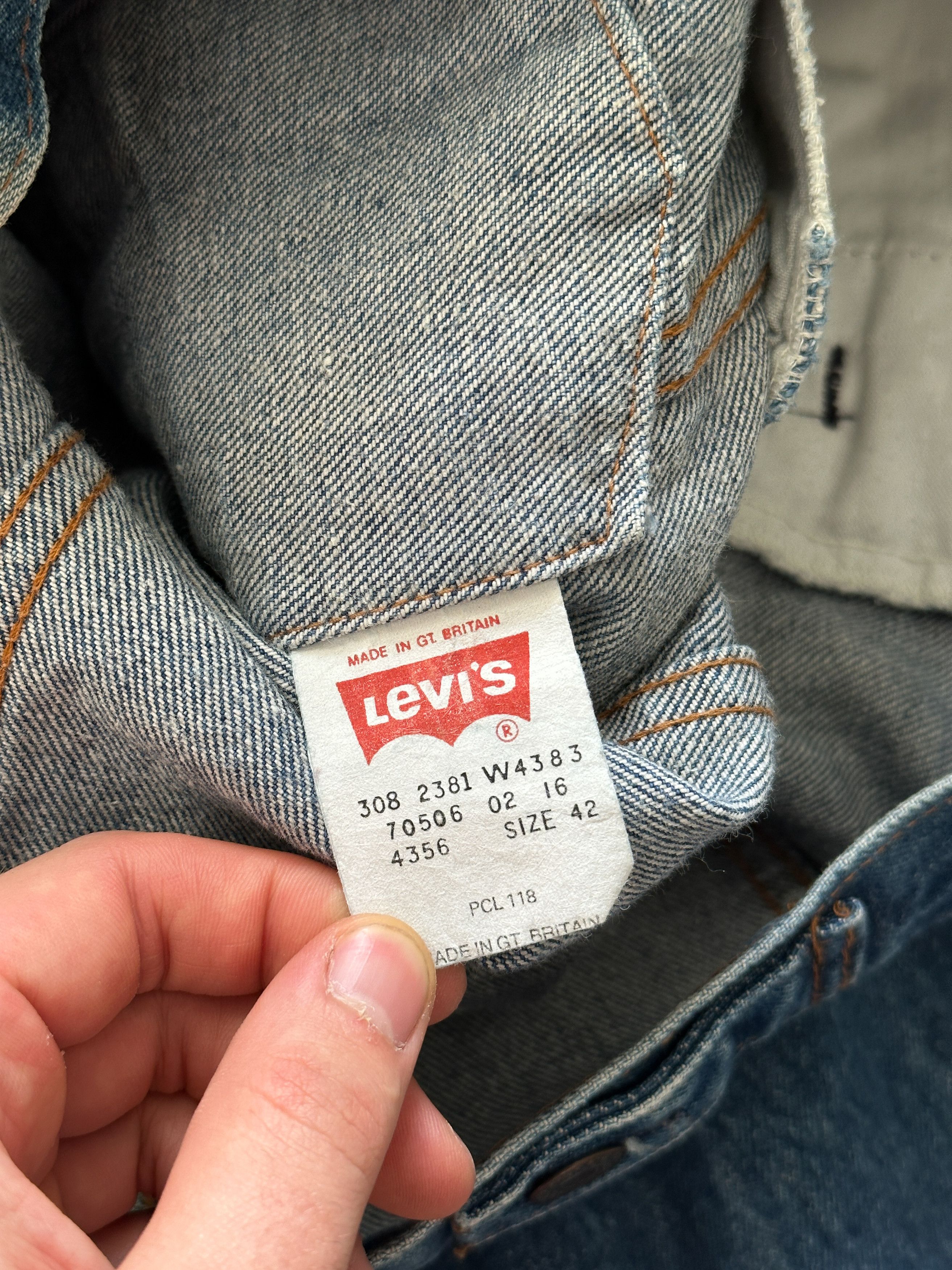 Levi's Vintage Levis 90s Trucker Denim Jacket Size US S / EU 44-46 / 1 - 9 Thumbnail