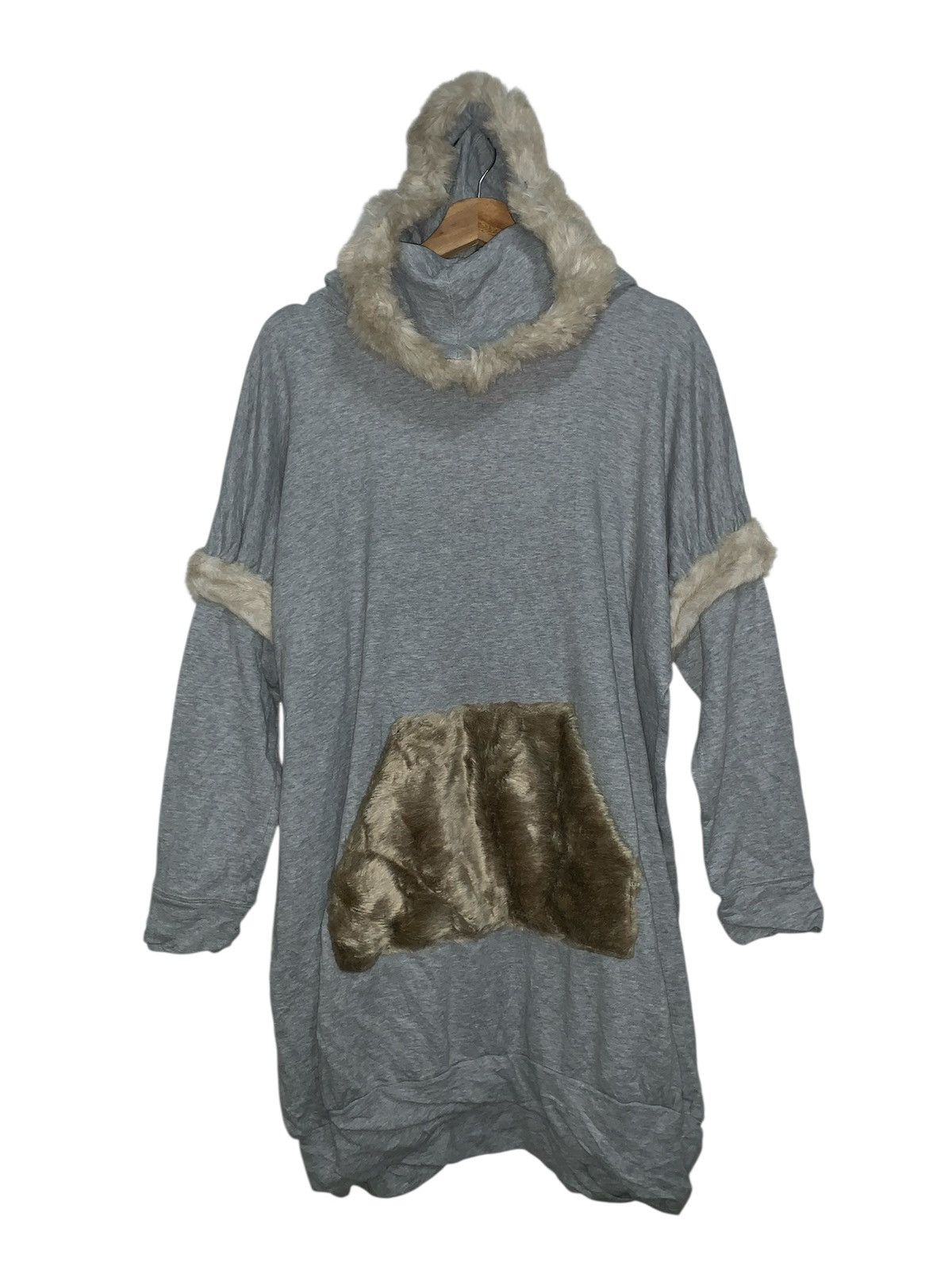 Mercibeaucoup Faux Fur Hoodie