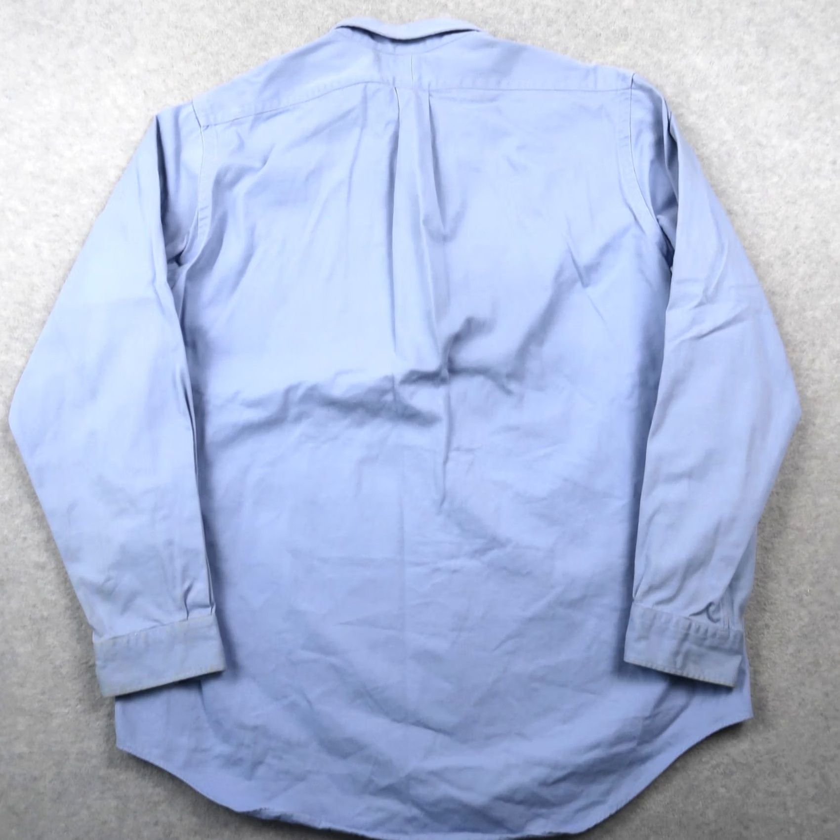 Polo Ralph Lauren VINTAGE Polo Ralph Lauren Button-Down Shirt Mens XL XLarge Blue 90s Classic Polo Shirt Men XL Blue Regular Size Shirt Size US XL / EU 56 / 4 - 2 Thumbnail