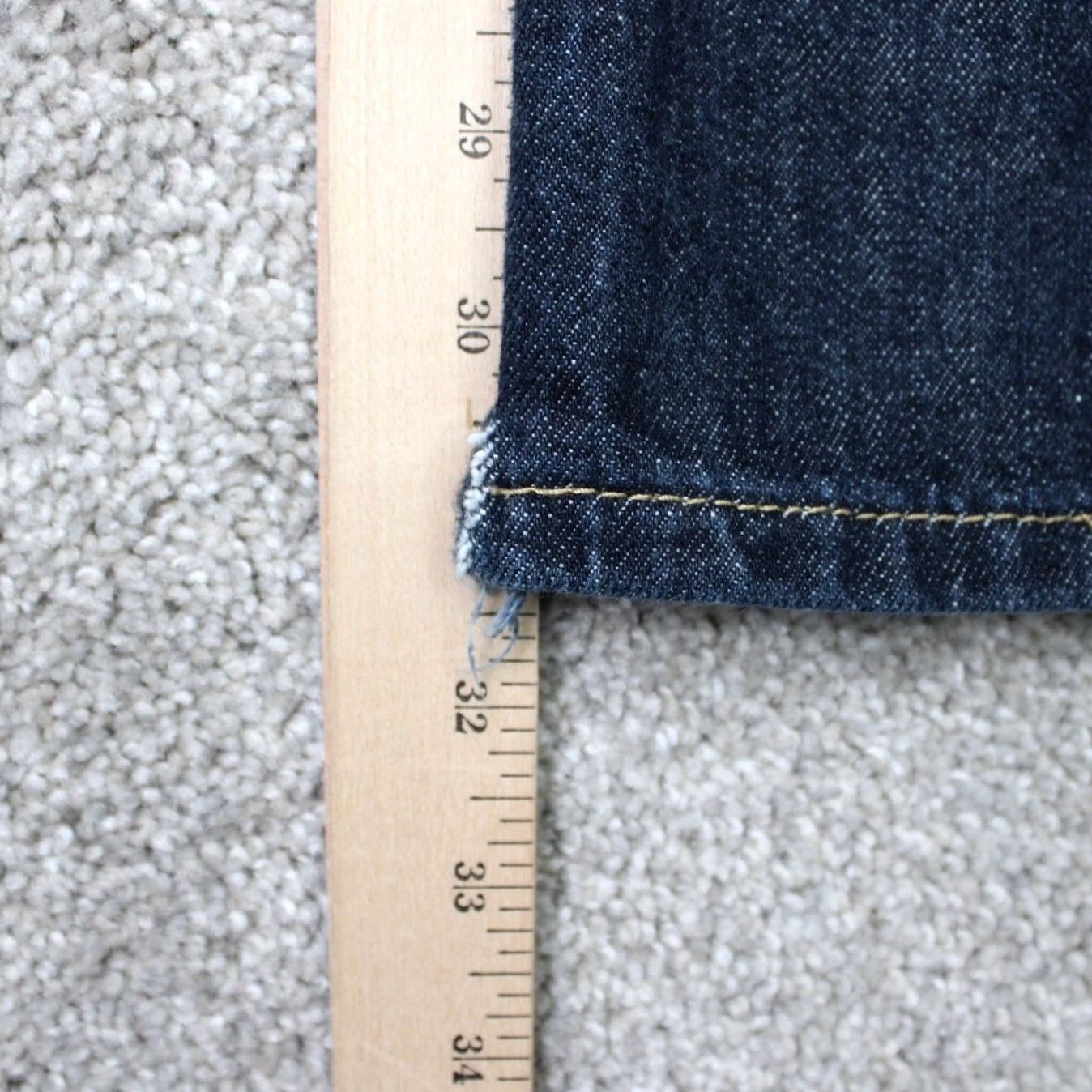 Levi's Levi's 559 Jeans Mens 36x32 Blue Relaxed Straight 5-Pocket Denim 100% Cotton Size US 36 / EU 52 - 3 Thumbnail